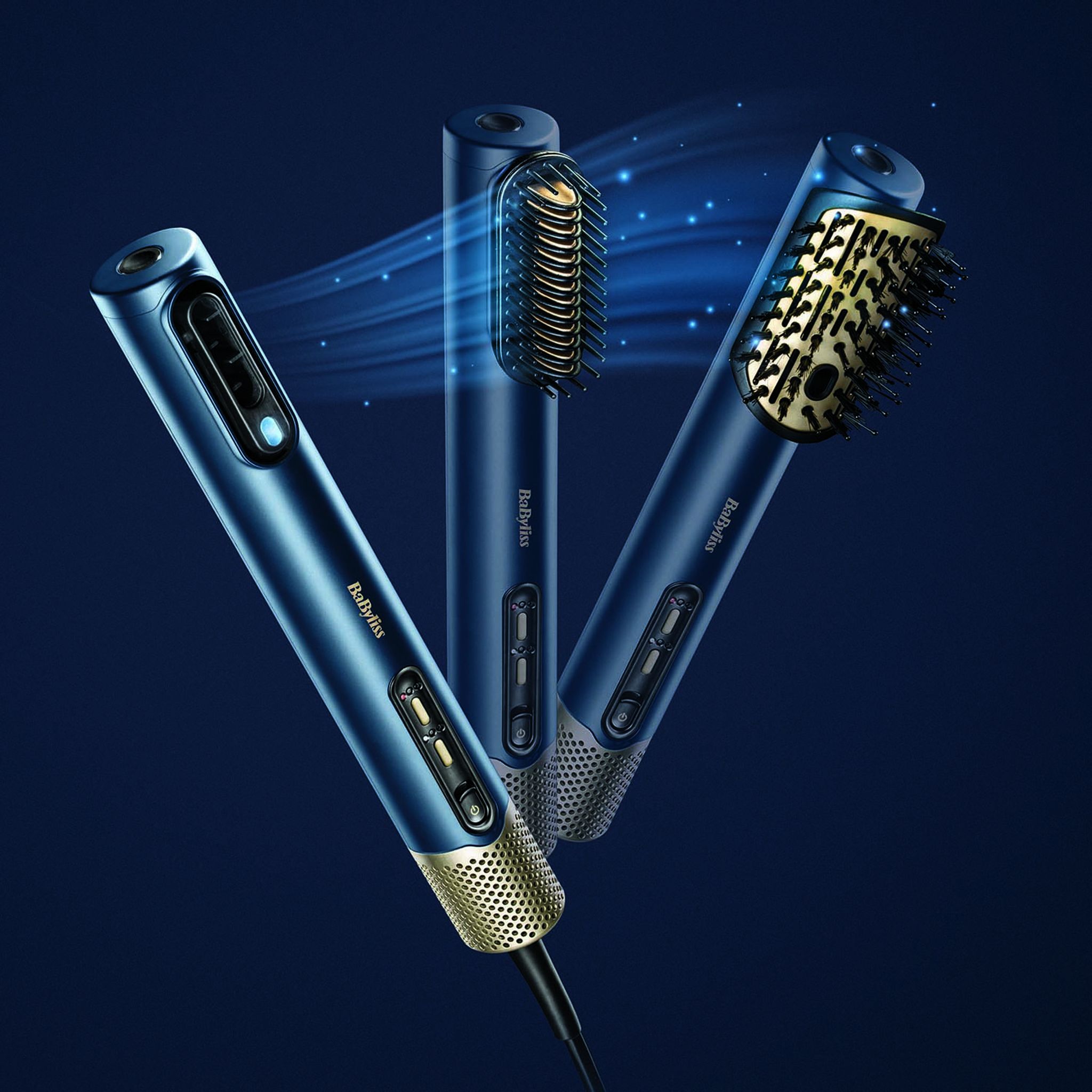 Voir la diapositive 19 : BABYLISS Multistyler Air Wand AS6550E - Bleu