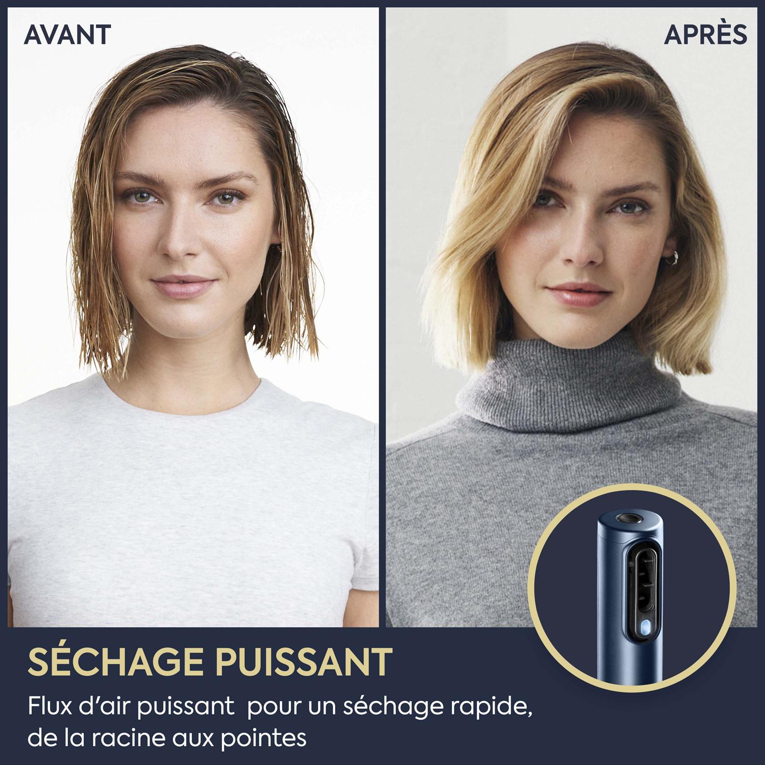 Voir la diapositive 3 : BABYLISS Multistyler Air Wand AS6550E - Bleu
