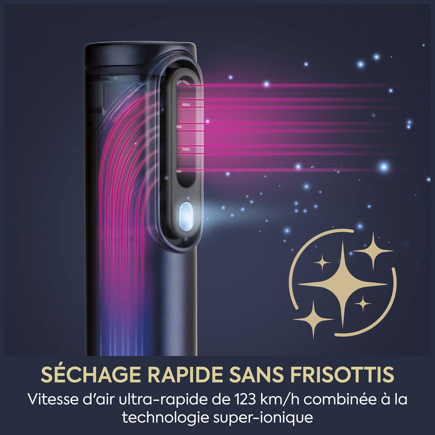 Voir la diapositive 8 : BABYLISS Multistyler Air Wand AS6550E - Bleu