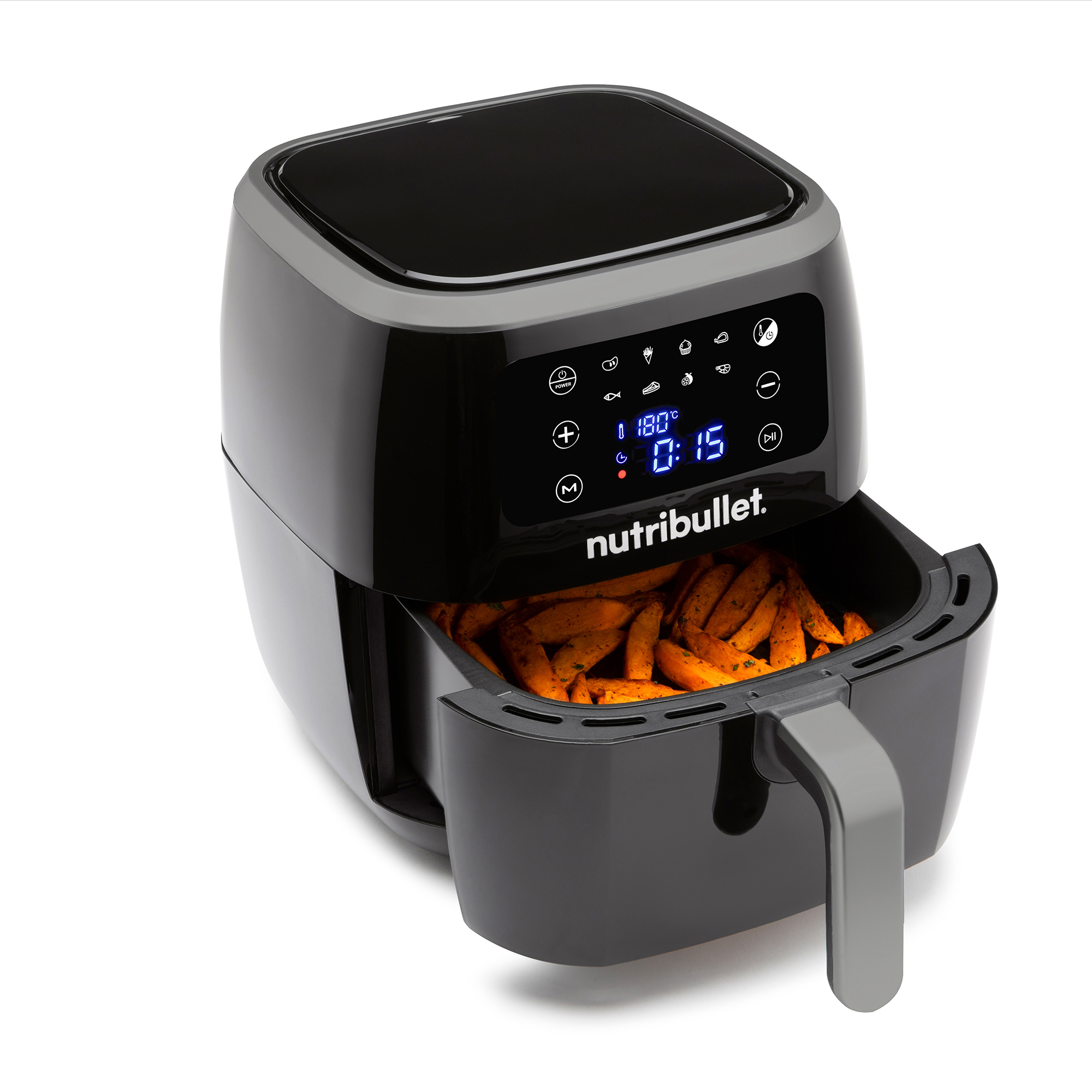 Voir la diapositive 2 : NUTRIBULLET Friteuse électrique XXL sans huile à air chaud NBA071B - Noir
