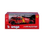 BBURAGO Voiture Ferrari 499P LMH 2023 - échelle 1/24ème - Rouge