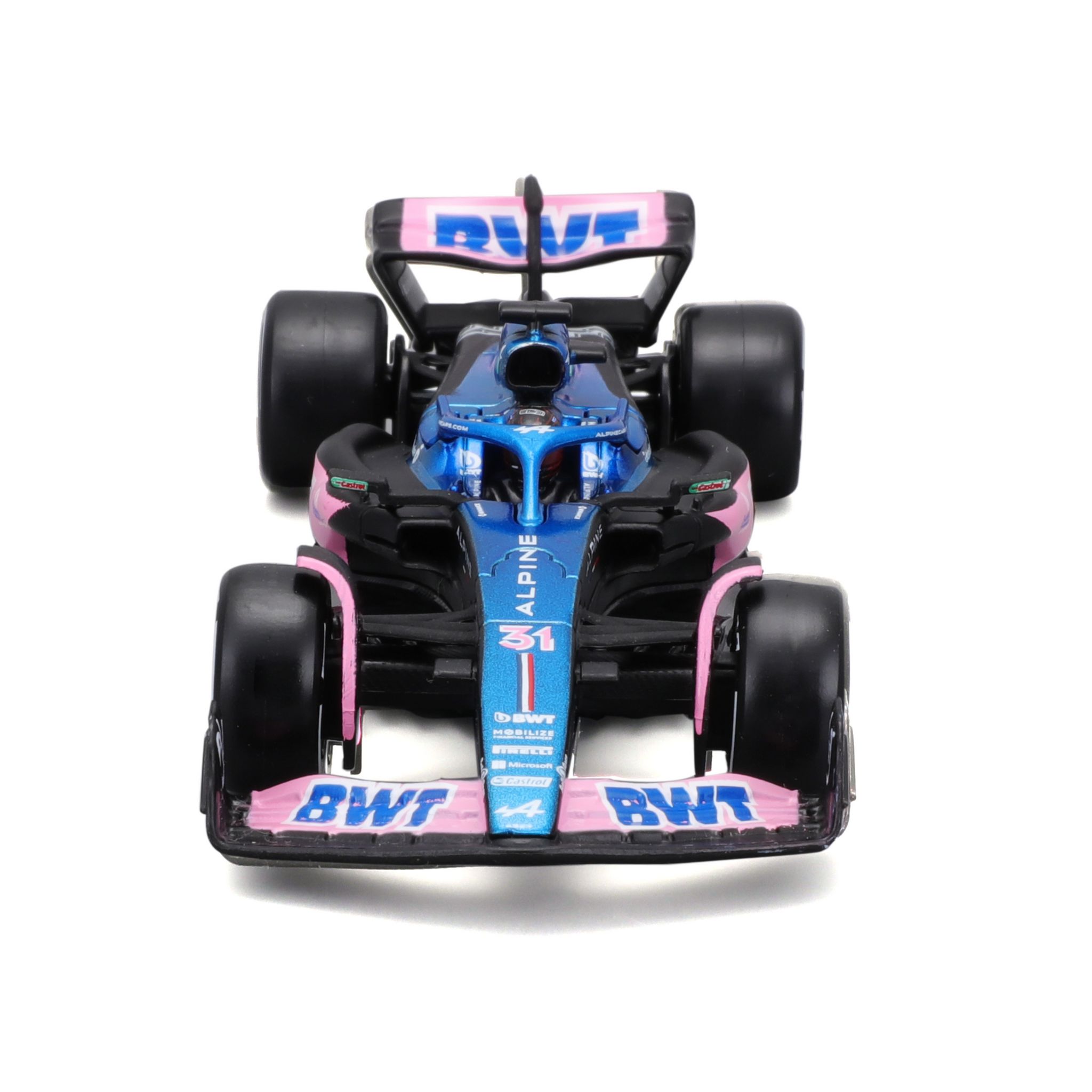 Voir la diapositive 2 : BBURAGO Voiture Alpine F1 2023 Esteban Ocon - échelle 1/43ème