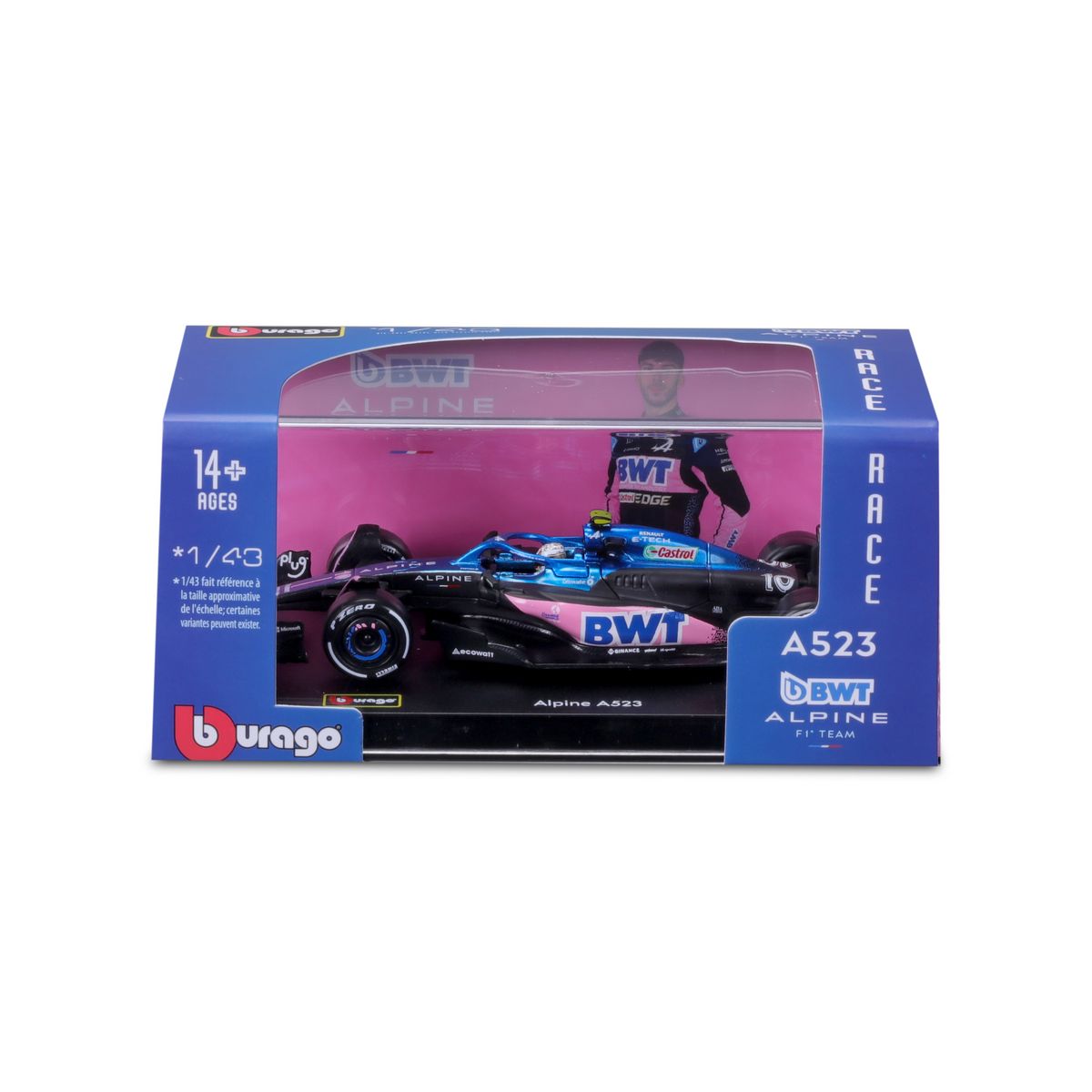 BBURAGO Voiture F1 Alpine 2023 de Pierre Gasly - échelle 1/43