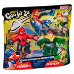 BANDAI Figurines Goo Jit Zu Spiderman vs Dr Octopus - Marvel