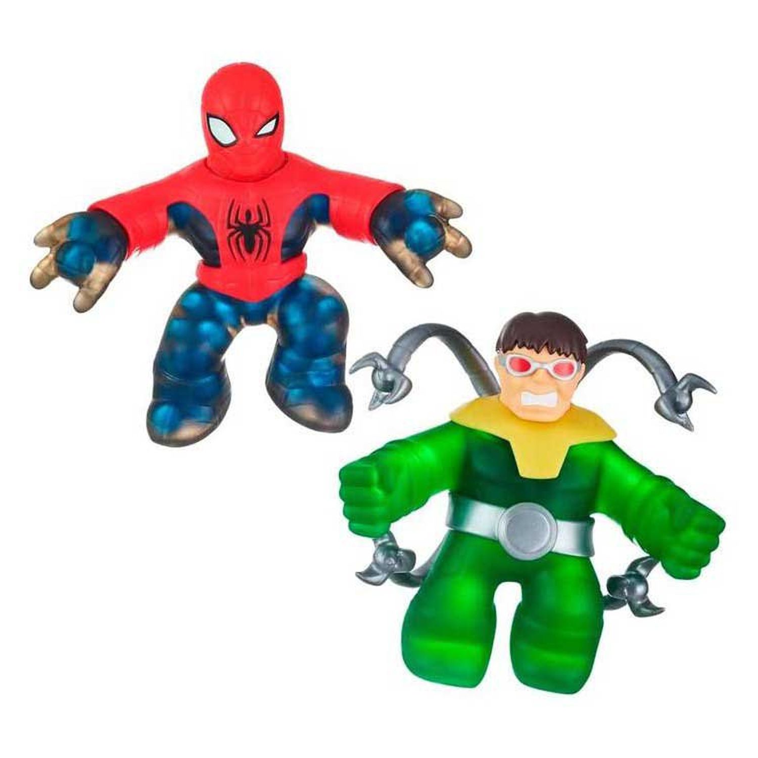 Voir la diapositive 2 : BANDAI Figurines Goo Jit Zu Spiderman vs Dr Octopus - Marvel