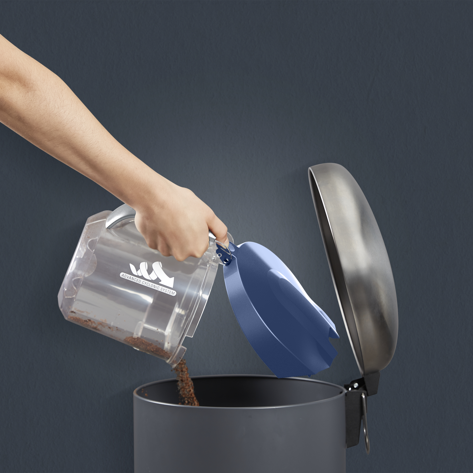 Voir la diapositive 4 : ROWENTA Aspirateur traîneau sans sac RO4B21EA - Bleu