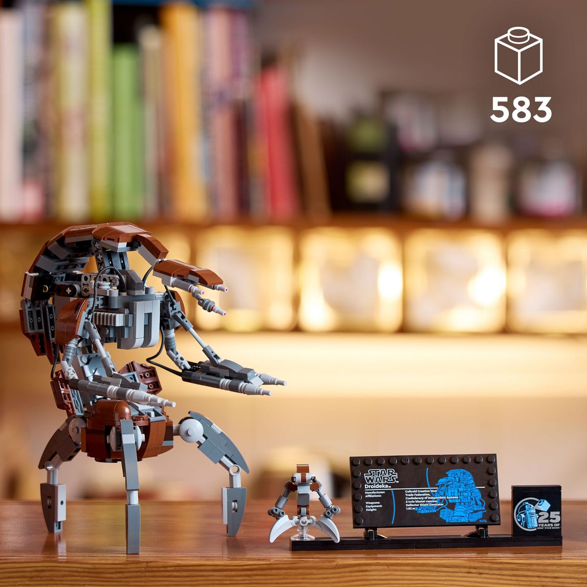 LEGO Star Wars 75381 - Le Droïdeka - Droïde destroyer en briques à collectionner - Set de construction pour le jeu créatif et modèle à exposer - Idée de cadeau pour les adultes fans de la saga