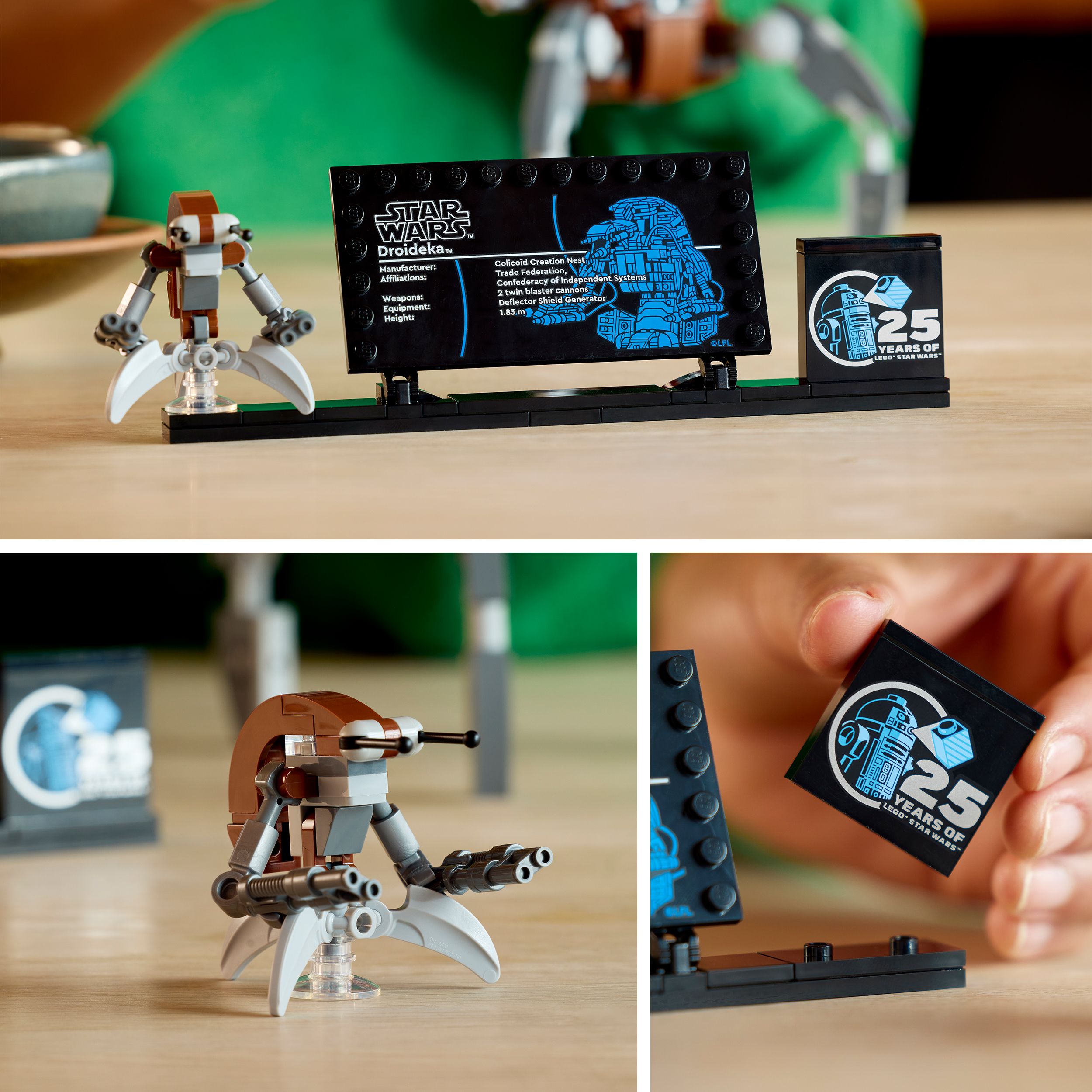 Voir la diapositive 6 : LEGO Star Wars 75381 - Le Droïdeka - Droïde destroyer en briques à collectionner - Set de construction pour le jeu créatif et modèle à exposer - Idée de cadeau pour les adultes fans de la saga