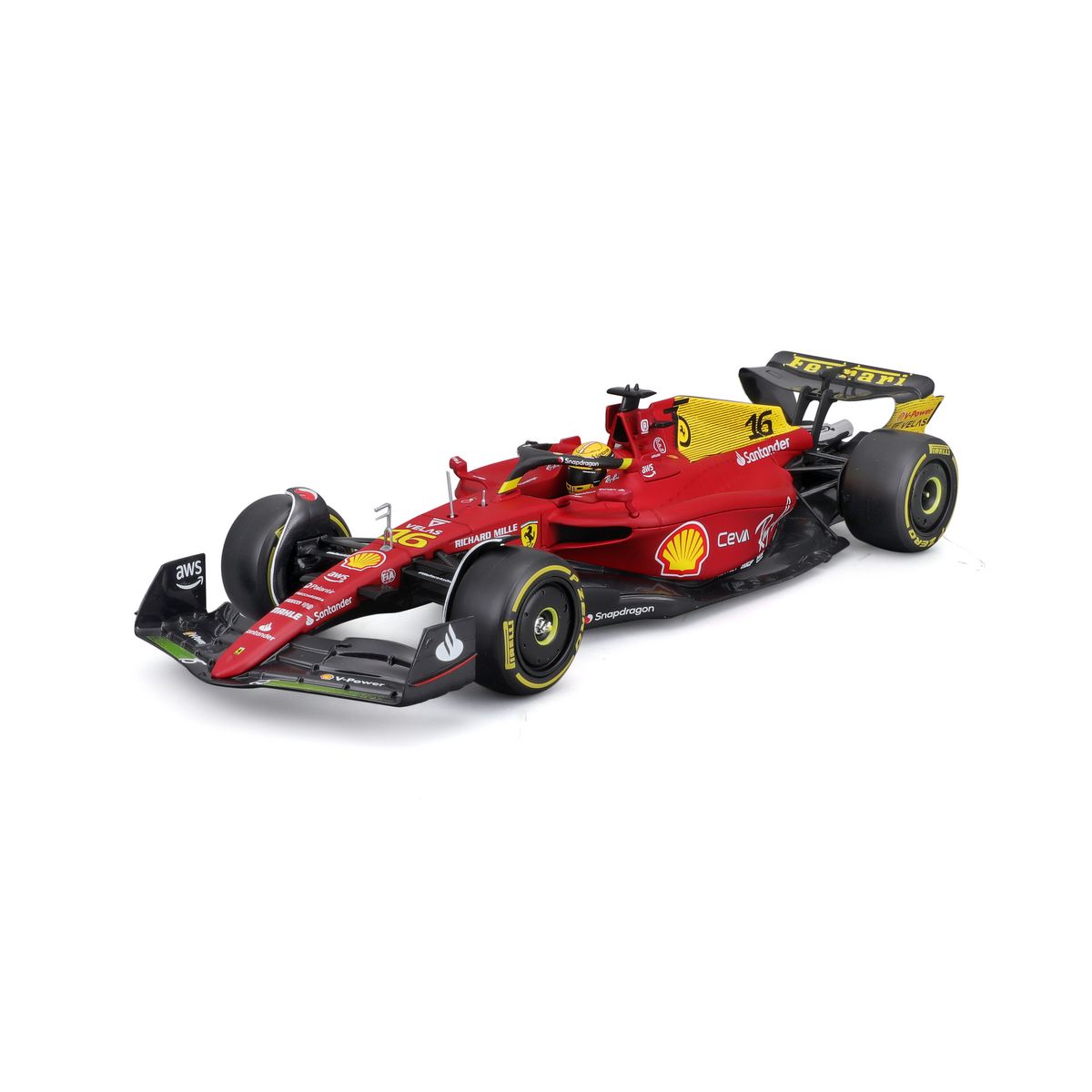 BBURAGO Voiture Ferrari SF Italian GP Monza de Charles Leclerc - échelle 1/24ème