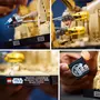 LEGO Star Wars 75380 - La Menace Fantôme Diorama de la Course de Podracers de Mos Espa - Maquette à Construire - Set de Collection à Offrir aux Adultes - Inclut le Podracer d’Anakin Skywalker