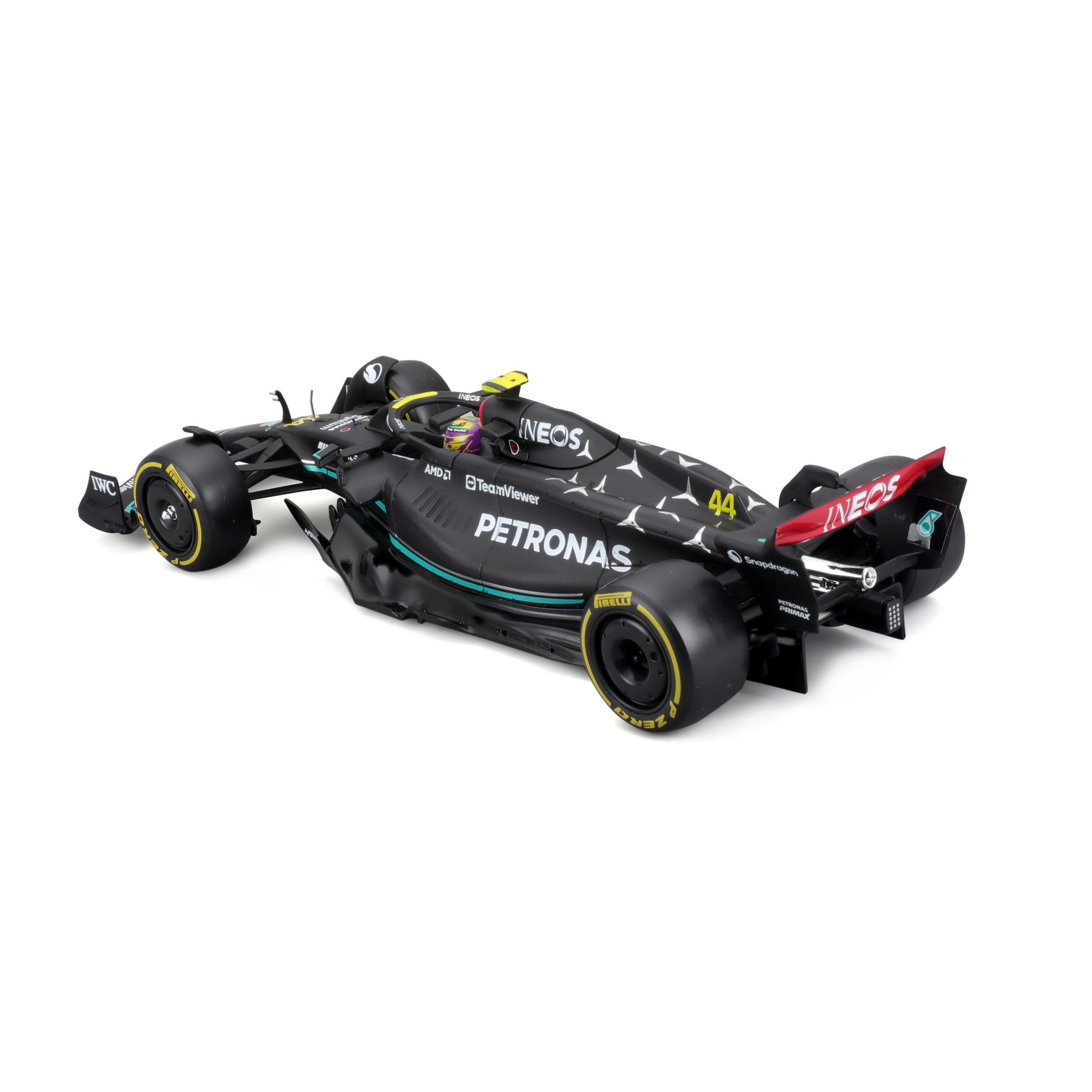 Voir la diapositive 3 : BBURAGO Voiture Mercedes-AMG F1 W14 2023 de Lewis Hamilton - échelle 1/24ème