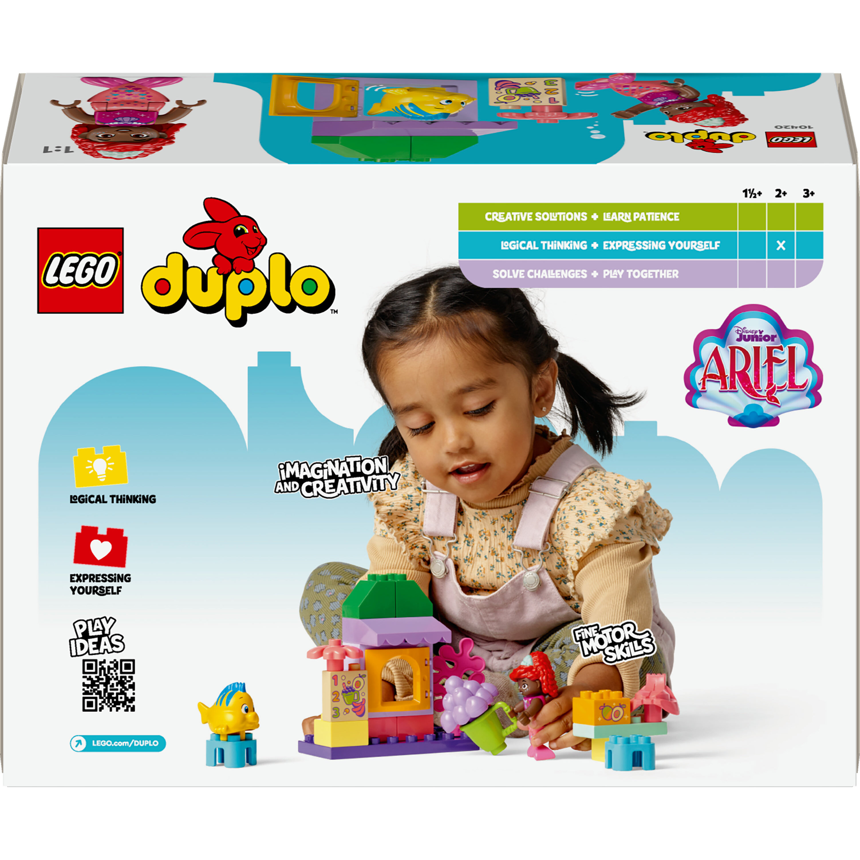 Voir la diapositive 7 : LEGO DUPLO 10420 - Le Stand de Café d'Ariel et de Polochon - Set Briques de Construction La Petite Sirène