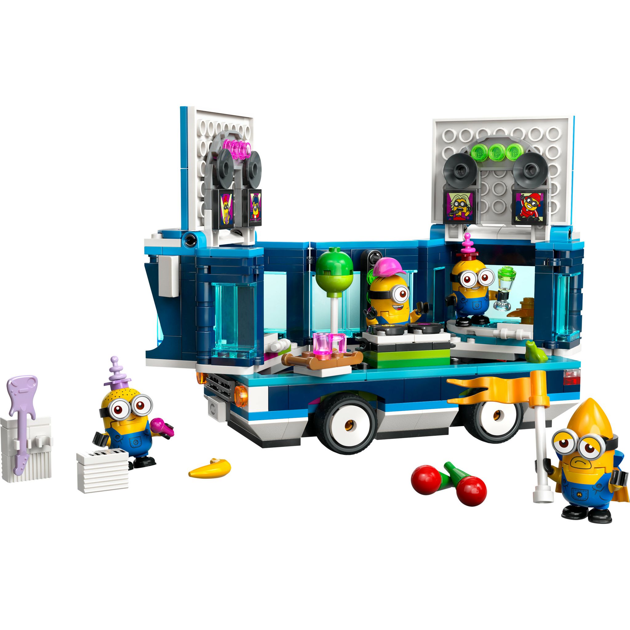 Voir la diapositive 2 : LEGO Minions 75581 - Bus Party Music