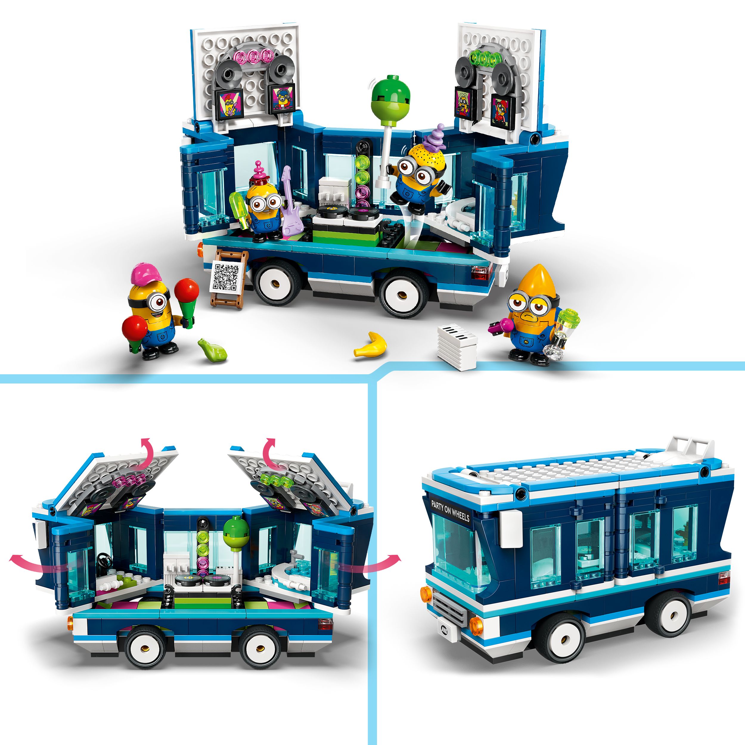 Voir la diapositive 5 : LEGO Minions 75581 - Bus Party Music