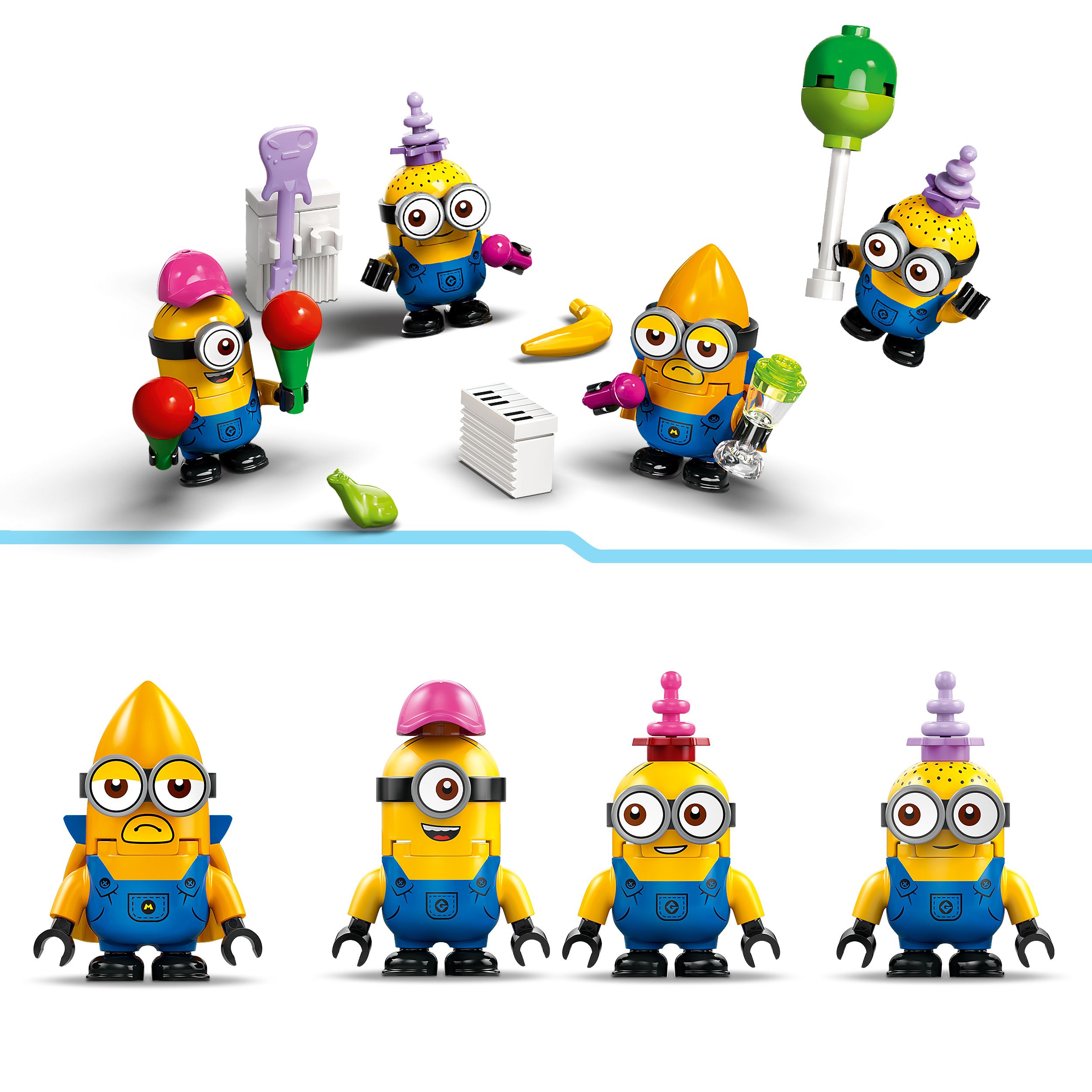 Voir la diapositive 6 : LEGO Minions 75581 - Bus Party Music
