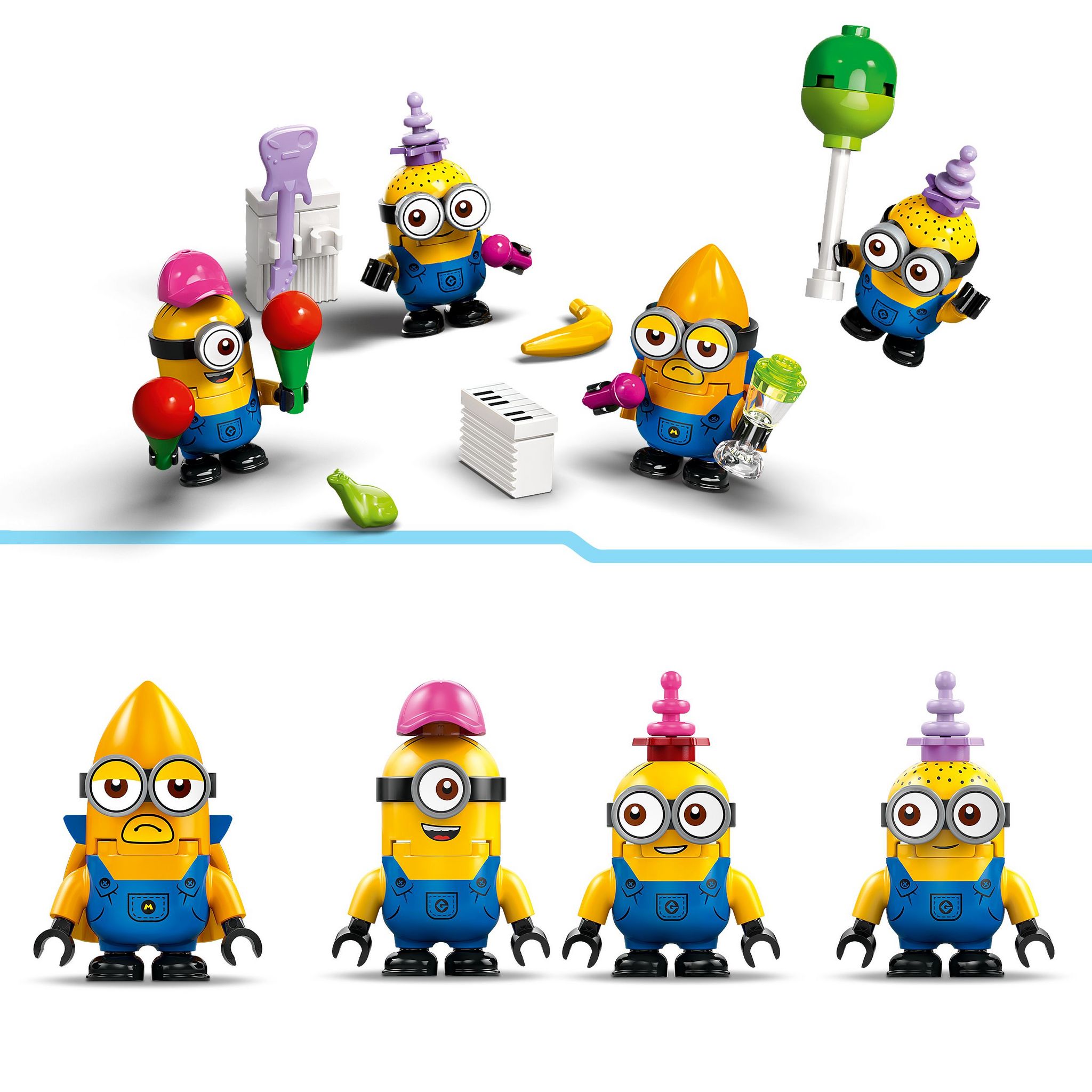 Voir la diapositive 5 : LEGO Minions 75581 - Bus Party Music