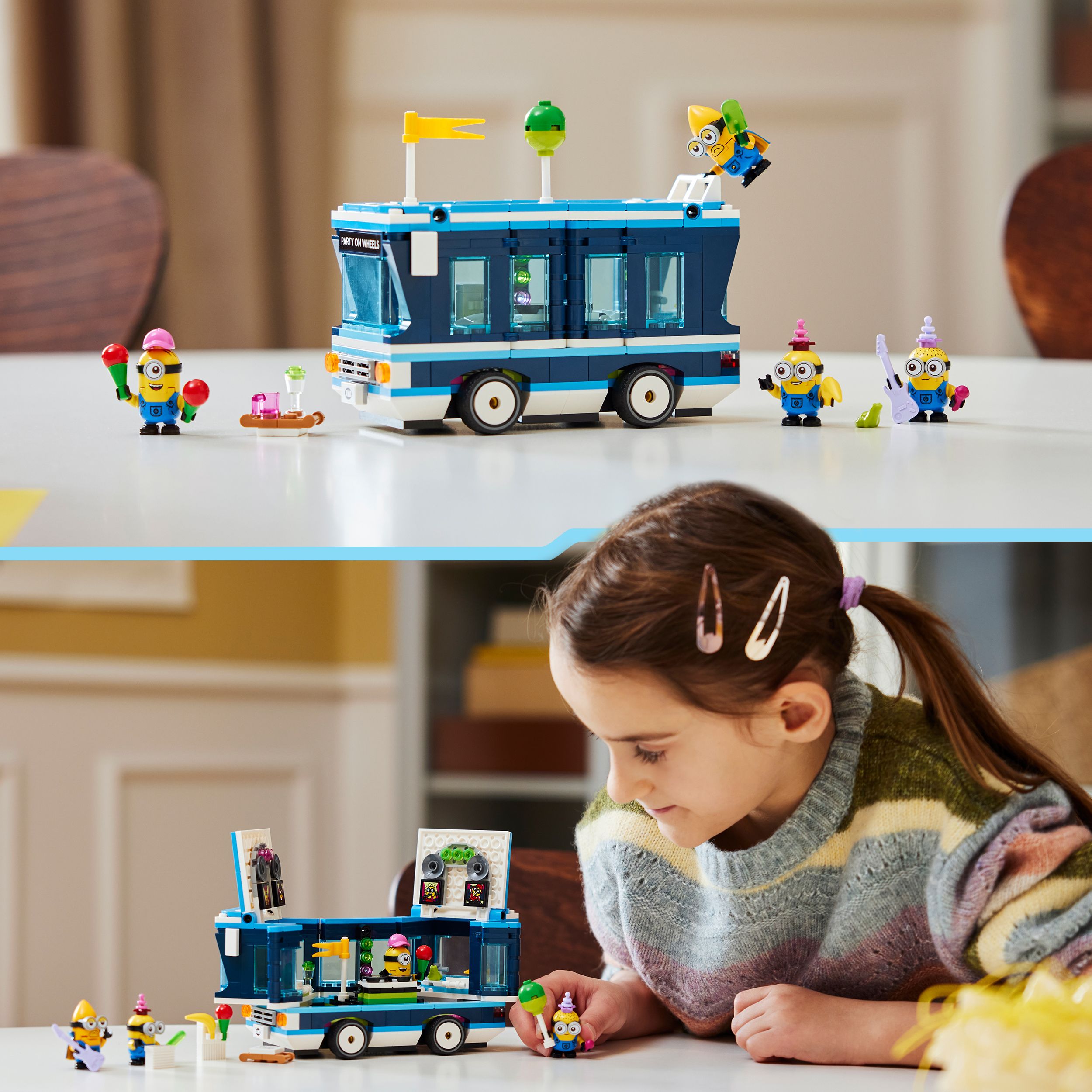Voir la diapositive 7 : LEGO Minions 75581 - Bus Party Music