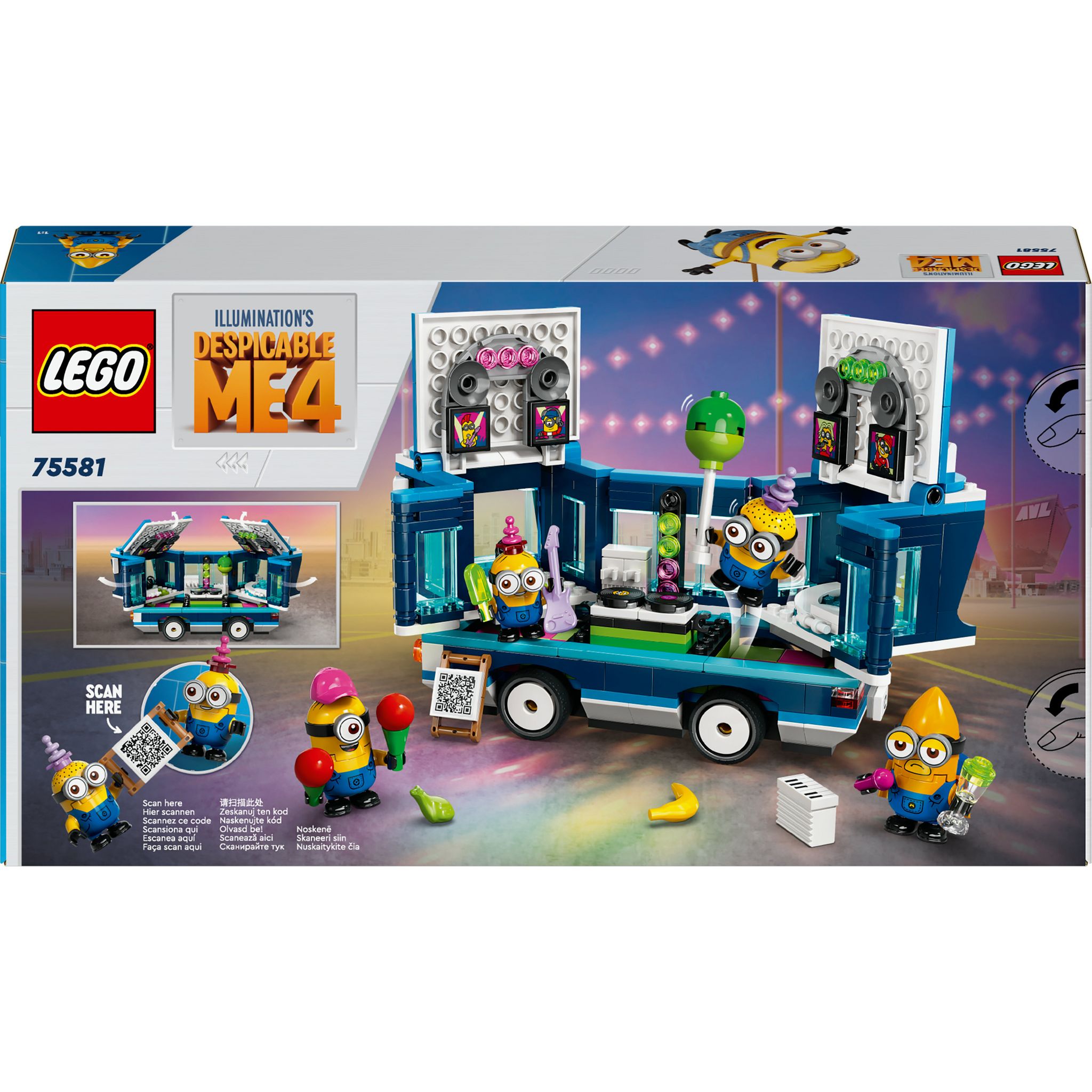 Voir la diapositive 7 : LEGO Minions 75581 - Bus Party Music
