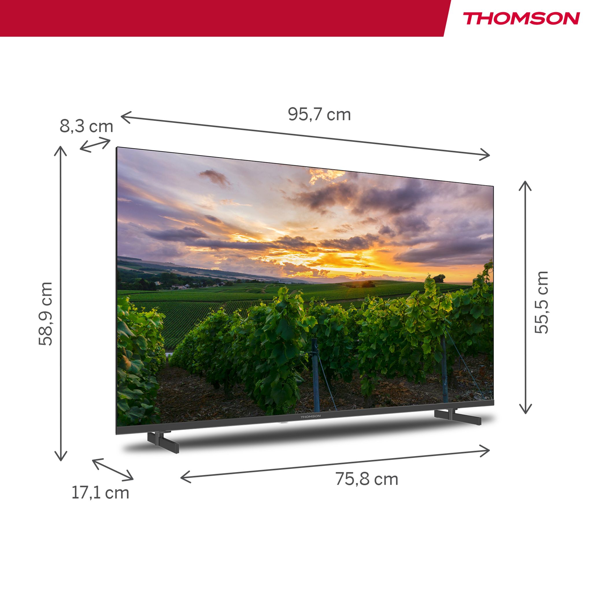 Voir la diapositive 5 : THOMSON TV QLED 43QA2S13