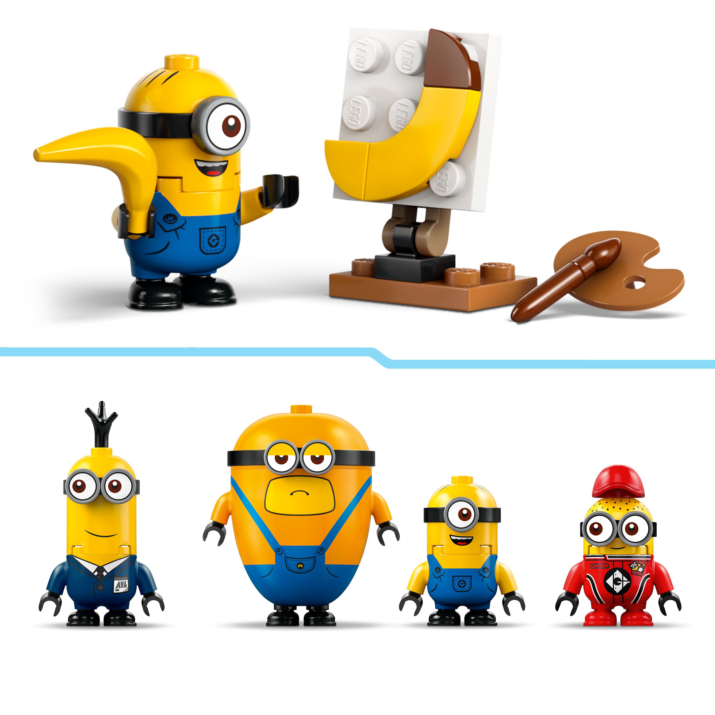 Voir la diapositive 6 : LEGO Minions 75580 - Banana Car