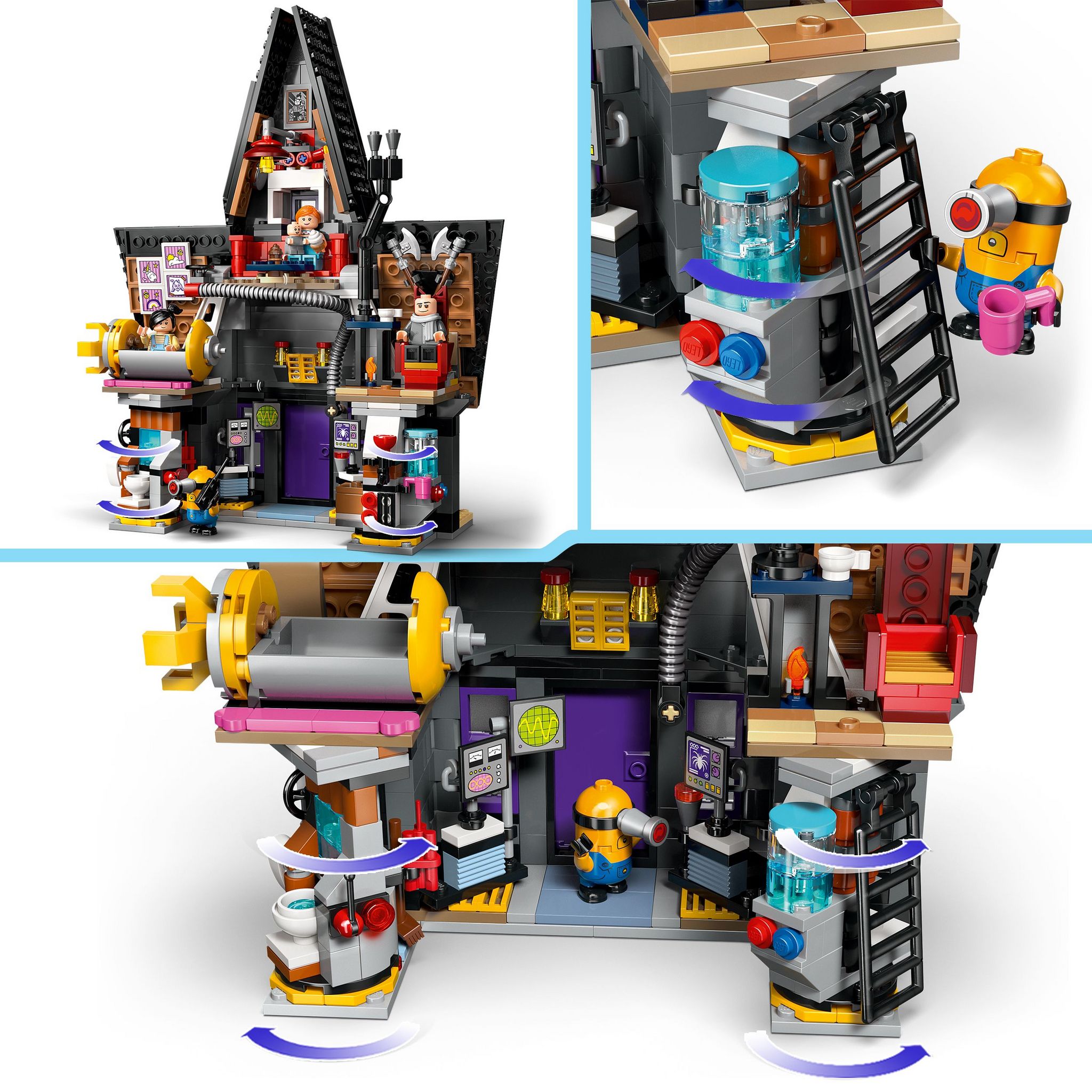 Voir la diapositive 4 : LEGO Minions 75583 - Maison familiale de Gru et les Minions