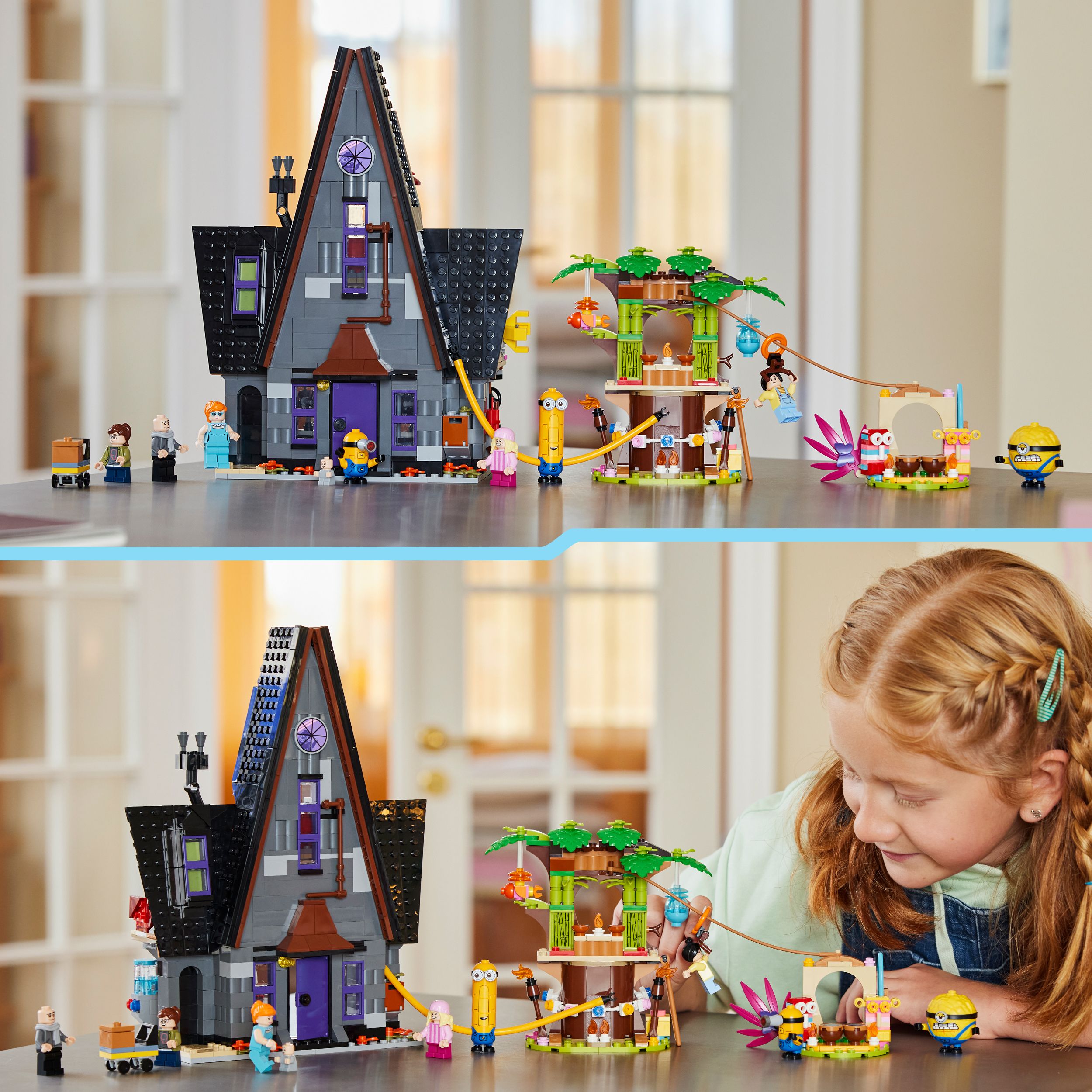 Voir la diapositive 7 : LEGO Minions 75583 - Maison familiale de Gru et les Minions