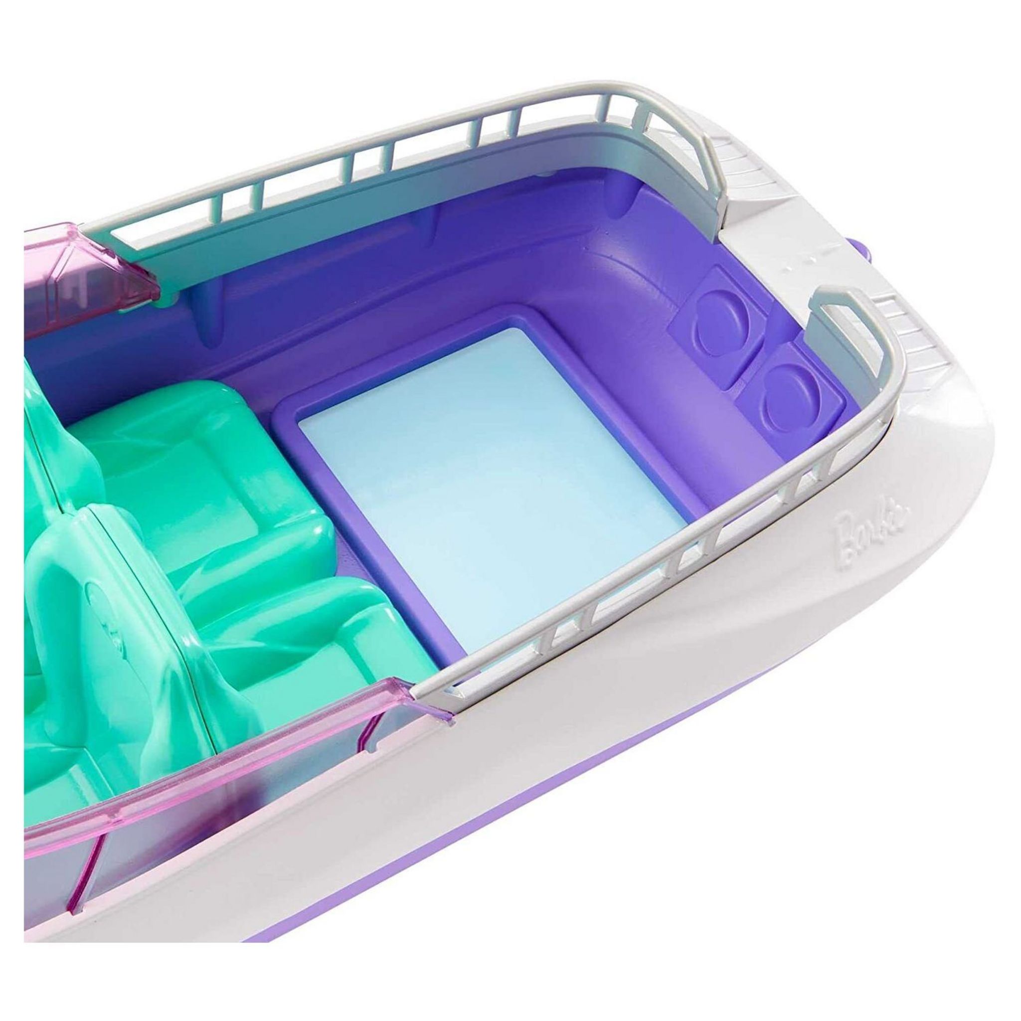 Voir la diapositive 3 : MATTEL Bateau + 2 poupées Barbie + Accessoires