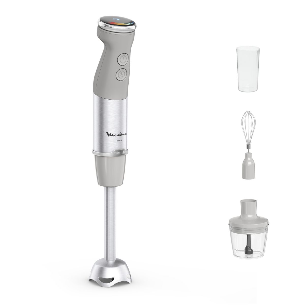 MOULINEX Mixeur plongeant DD673B10 - Gris