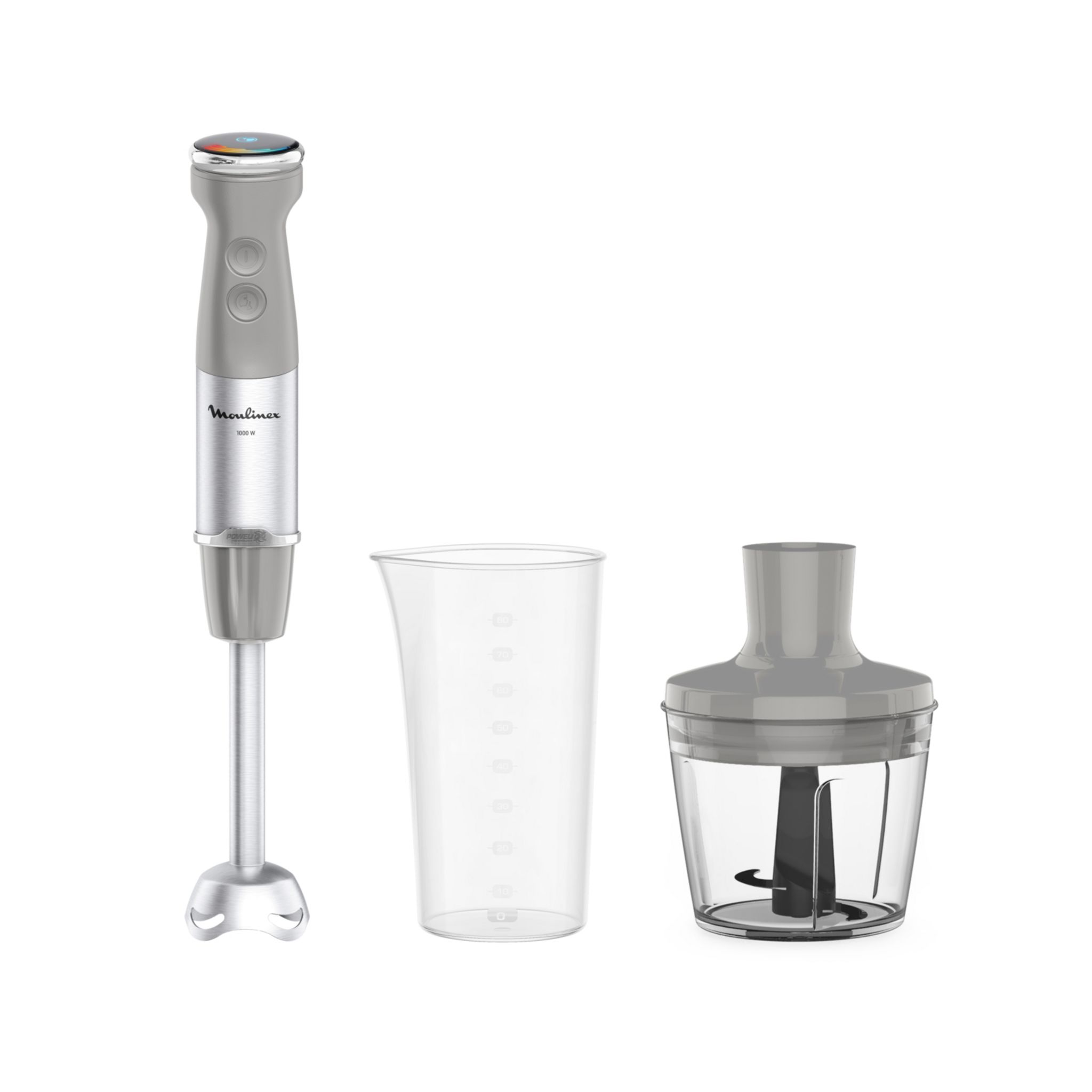 Voir la diapositive 6 : MOULINEX Mixeur plongeant DD673B10 - Gris