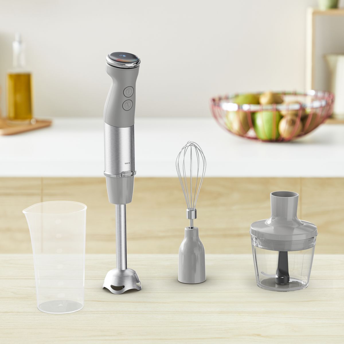 MOULINEX Mixeur plongeant DD673B10 - Gris