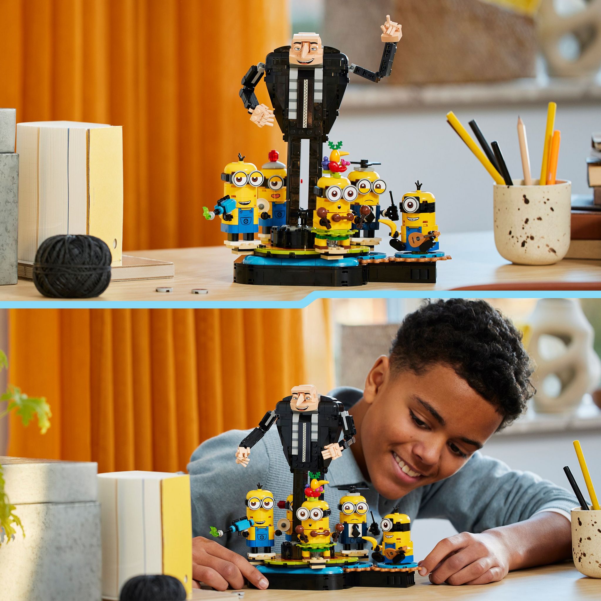 Voir la diapositive 7 : LEGO Minions 75582 - Brick-Built Gru et les Minions