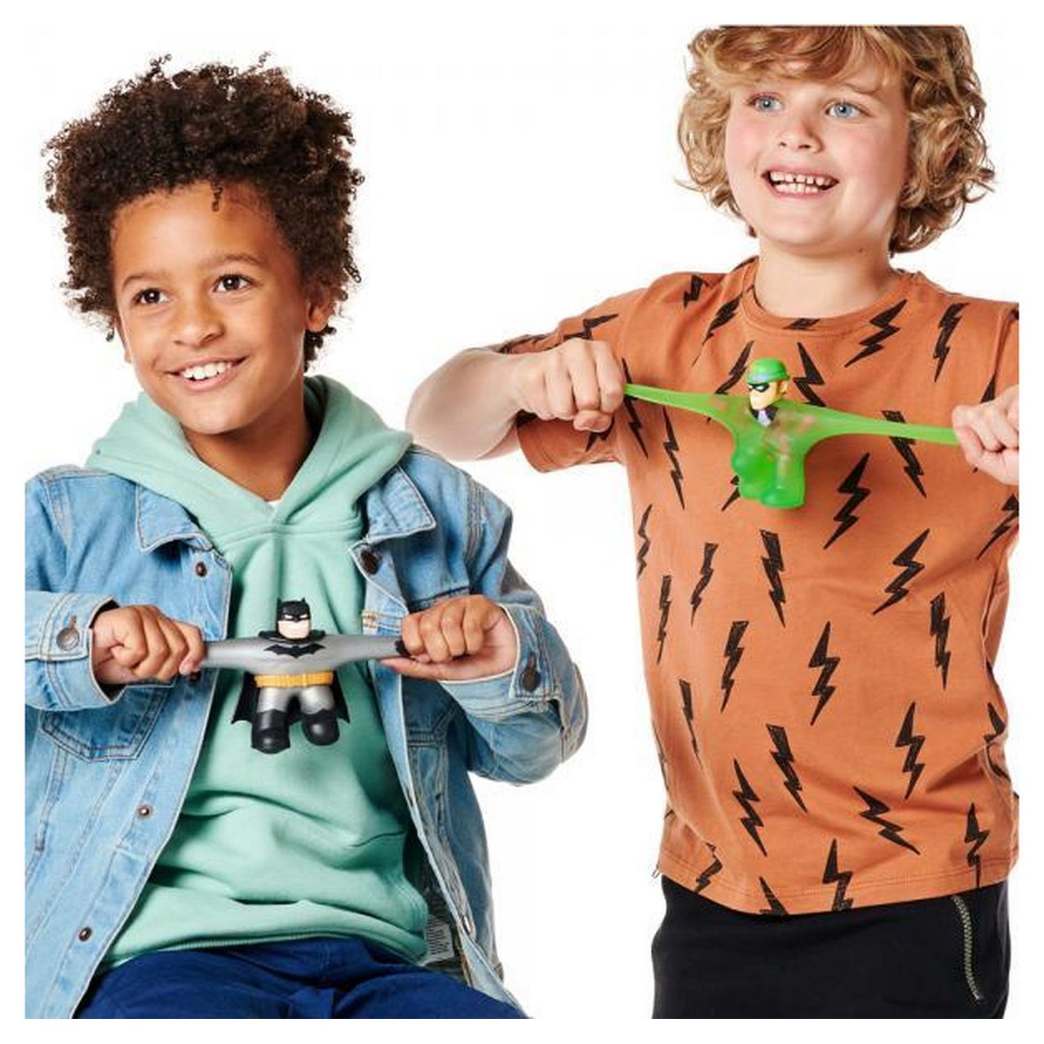 Voir la diapositive 4 : BANDAI Figurines Goo Jit Zu Batman vs Mysteryman - DC Comics