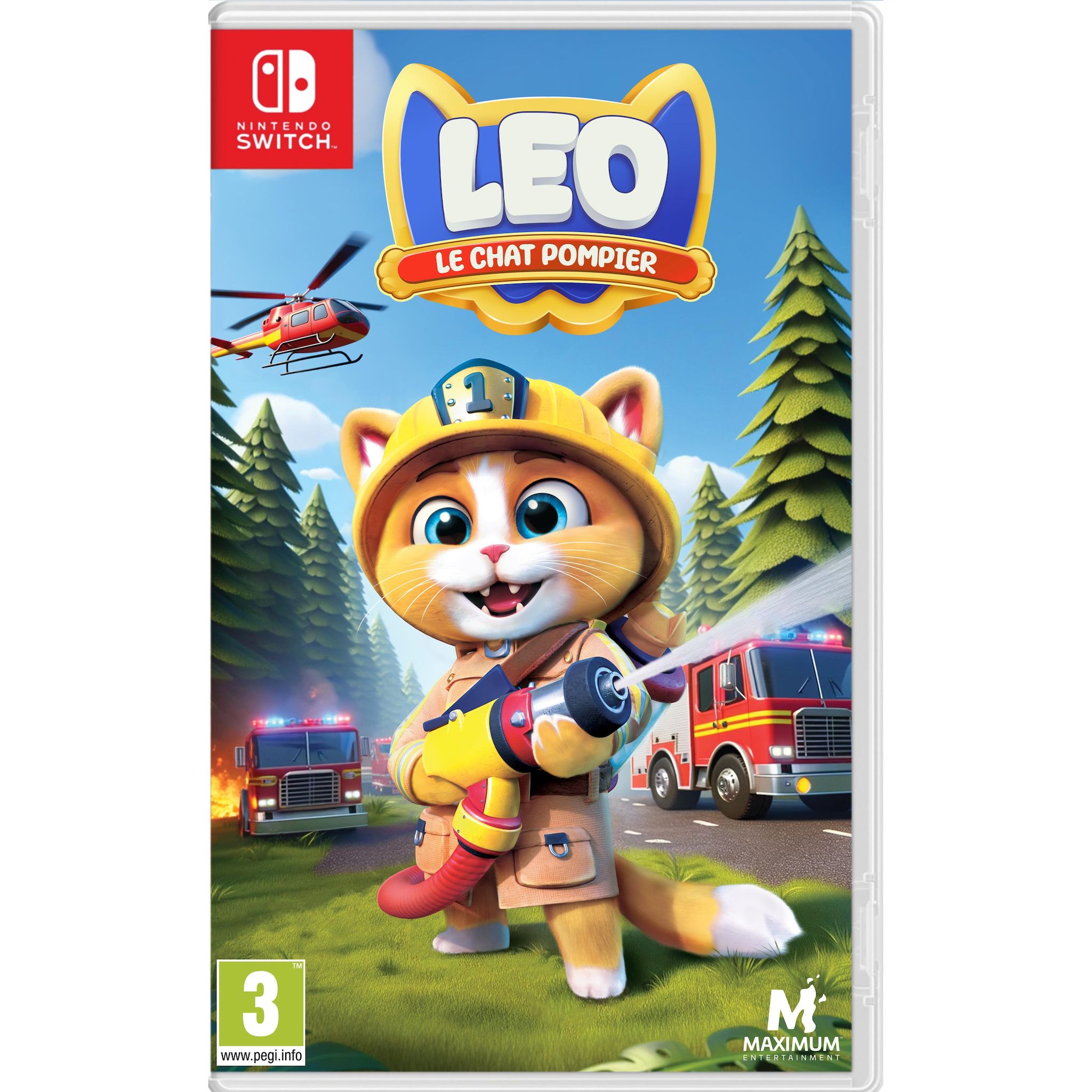 MAXIMUM ENTERTAINMENT Leo : Le Chat Pompier Nintendo Switch