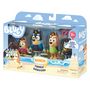 Voir la diapositive 6 : MOOSE Figurines x4 La Famille Bluey à la Plage
