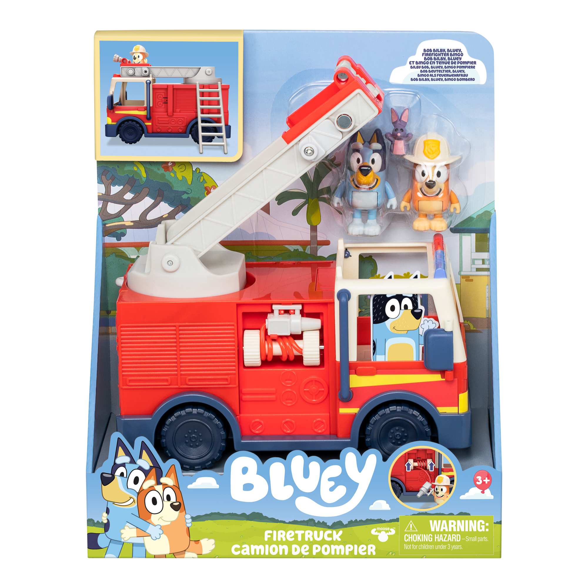 MOOSE Le Camion de pompier de Bluey