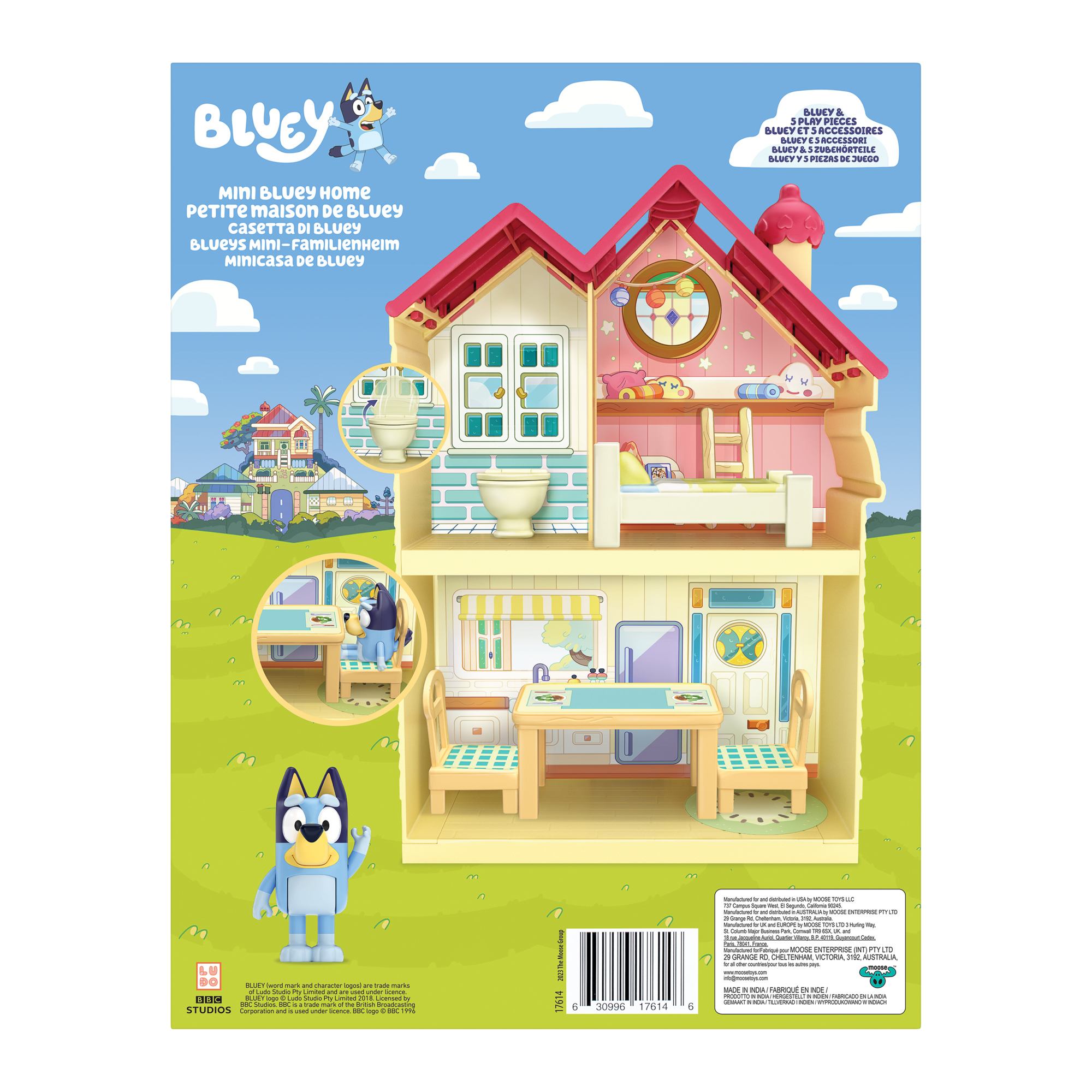 Voir la diapositive 2 : MOOSE La mini maison de Bluey