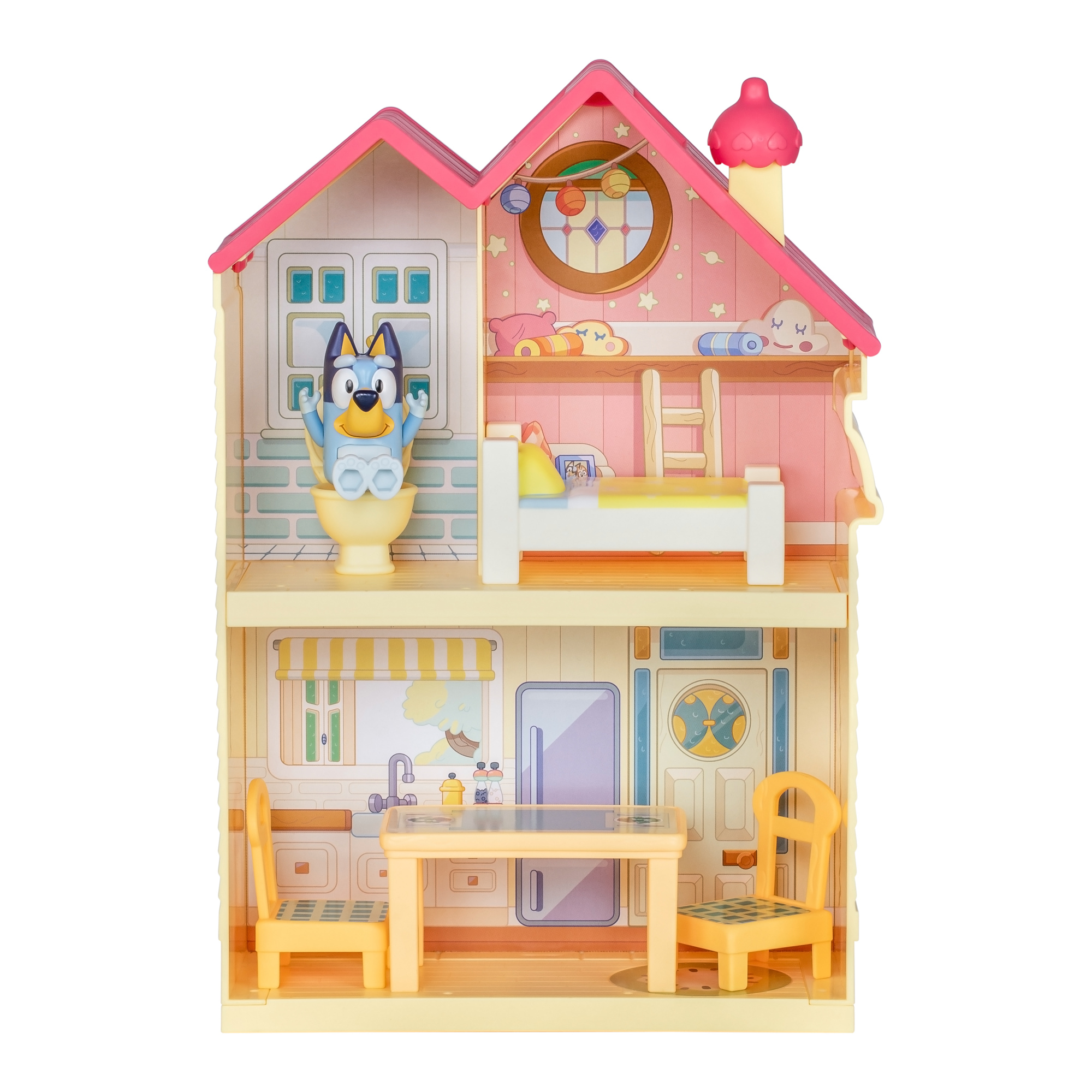 Voir la diapositive 4 : MOOSE La mini maison de Bluey