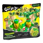 MOOSE Pack figurines X2 Goo Jit Zu Tortues Ninja Leonardo et Raphael