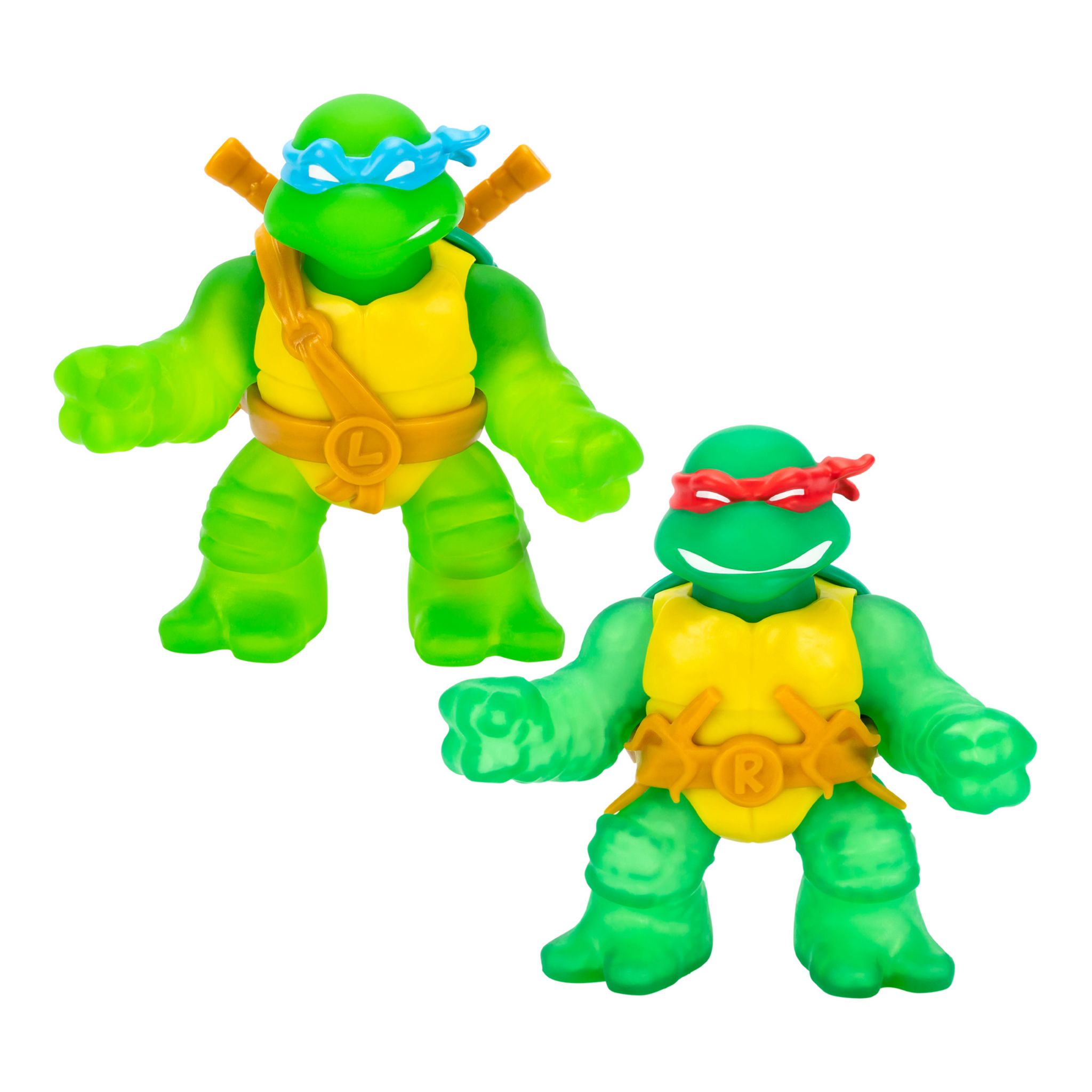 Voir la diapositive 6 : MOOSE Pack figurines X2 Goo Jit Zu Tortues Ninja Leonardo et Raphael