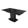 Voir la diapositive 3 : Table de séjour salle à manger extensible céramique effet marbre noir L160/200 cm GIULIA