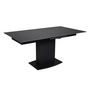 Voir la diapositive 5 : Table de séjour salle à manger extensible céramique effet marbre noir L160/200 cm GIULIA