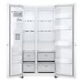 Voir la diapositive 3 : LG Réfrigérateur américain GSLV70SWTF, 635 L, Froid ventilé No Frost, F