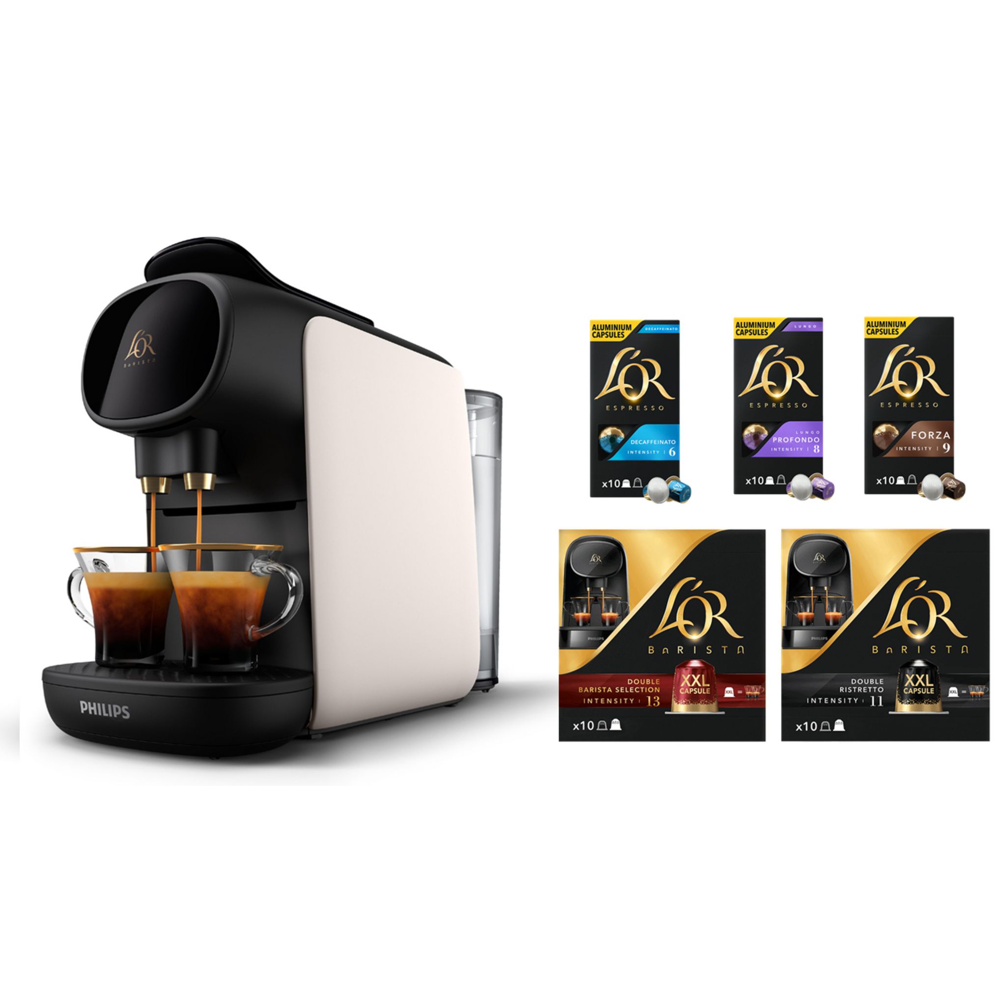 PHILIPS Machine à café à capsules L'or Barista LM9012/05 - Blanc