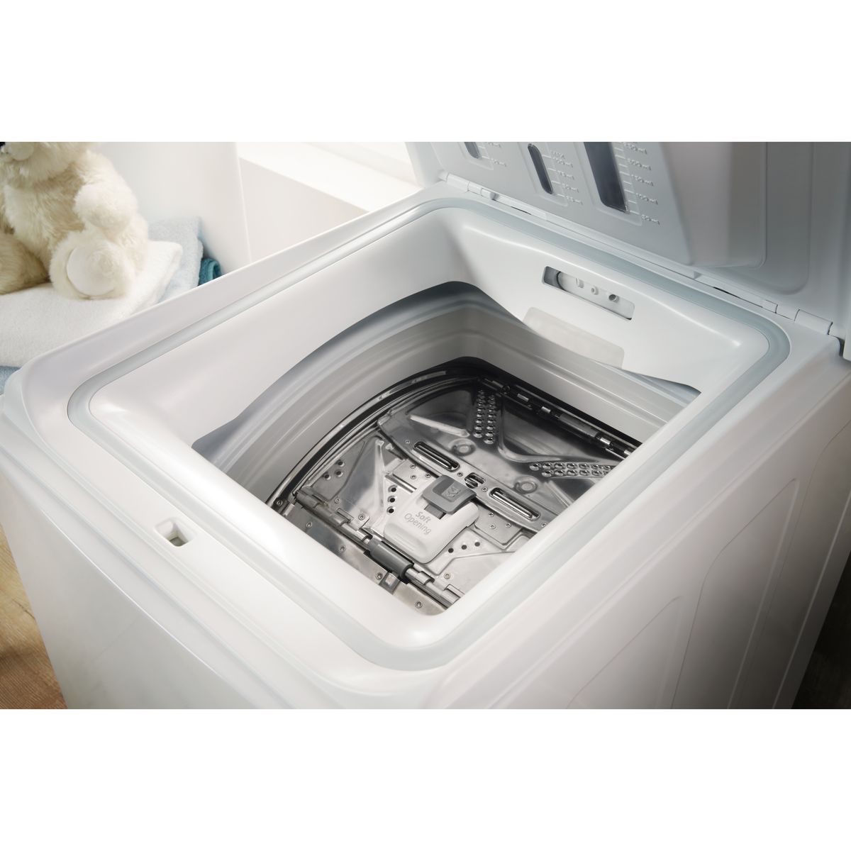 INDESIT Lave linge top BTWS72200FR/N, 7 kg, 1200 T/min, E