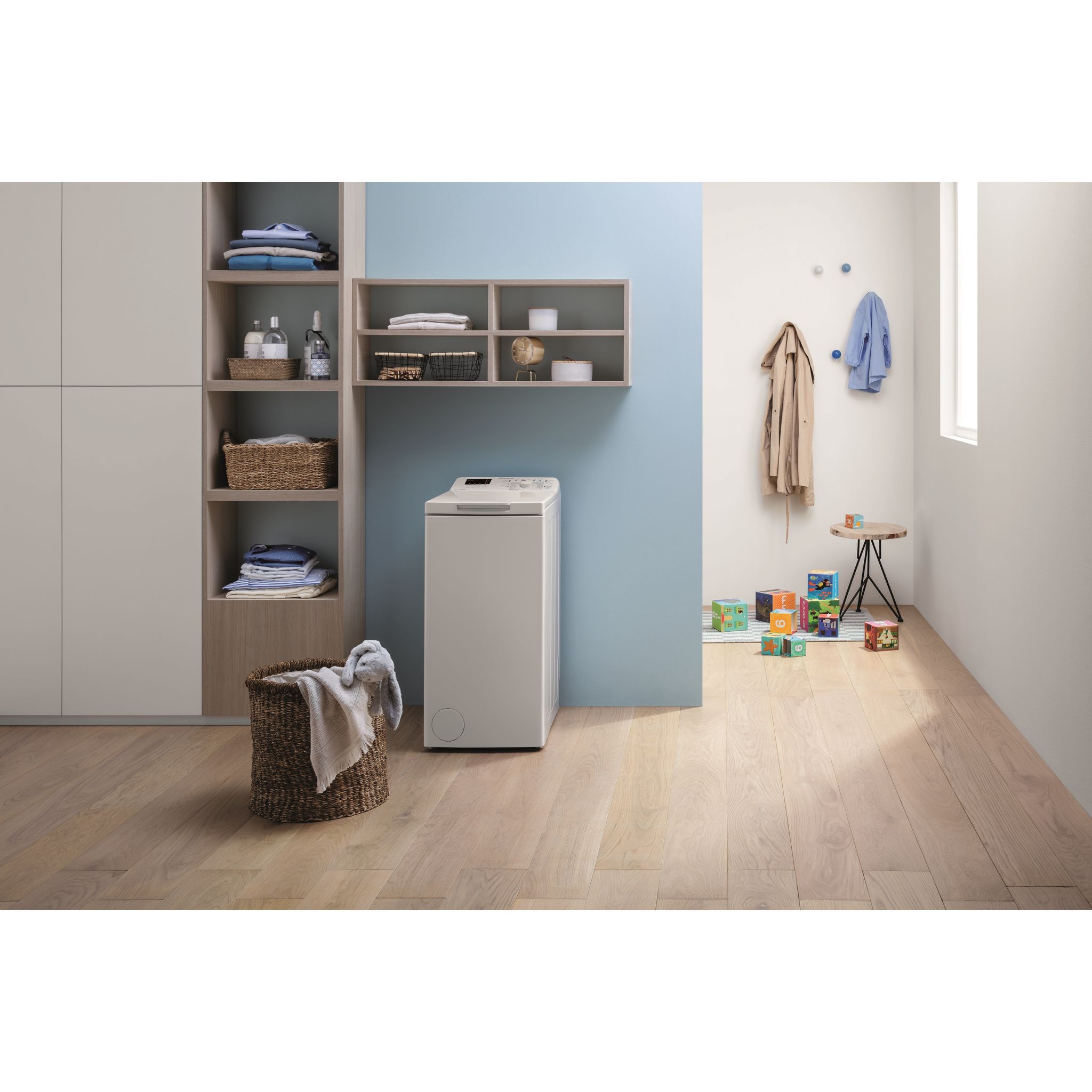 Voir la diapositive 9 : INDESIT Lave linge top BTWS72200FR/N, 7 kg, 1200 T/min, E