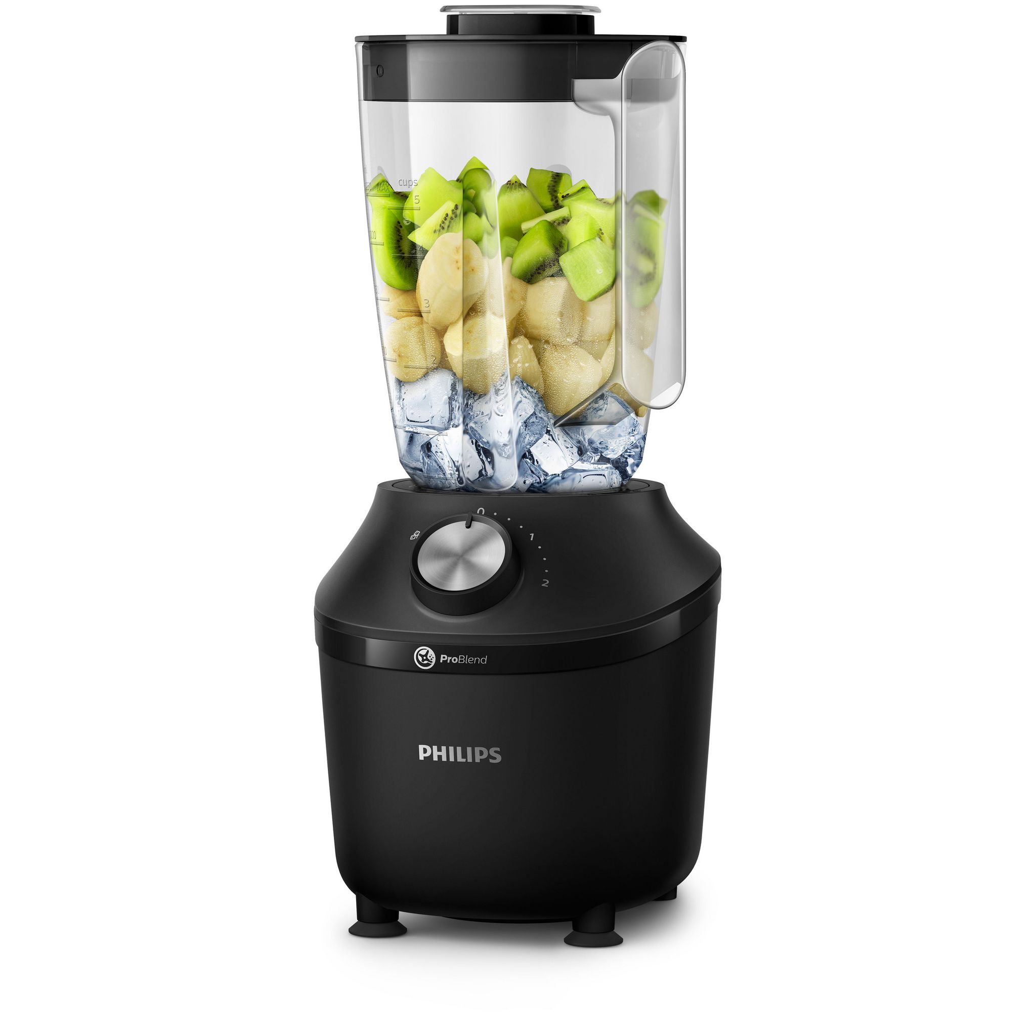 Voir la diapositive 2 : PHILIPS Blender HR2191/01 - Noir