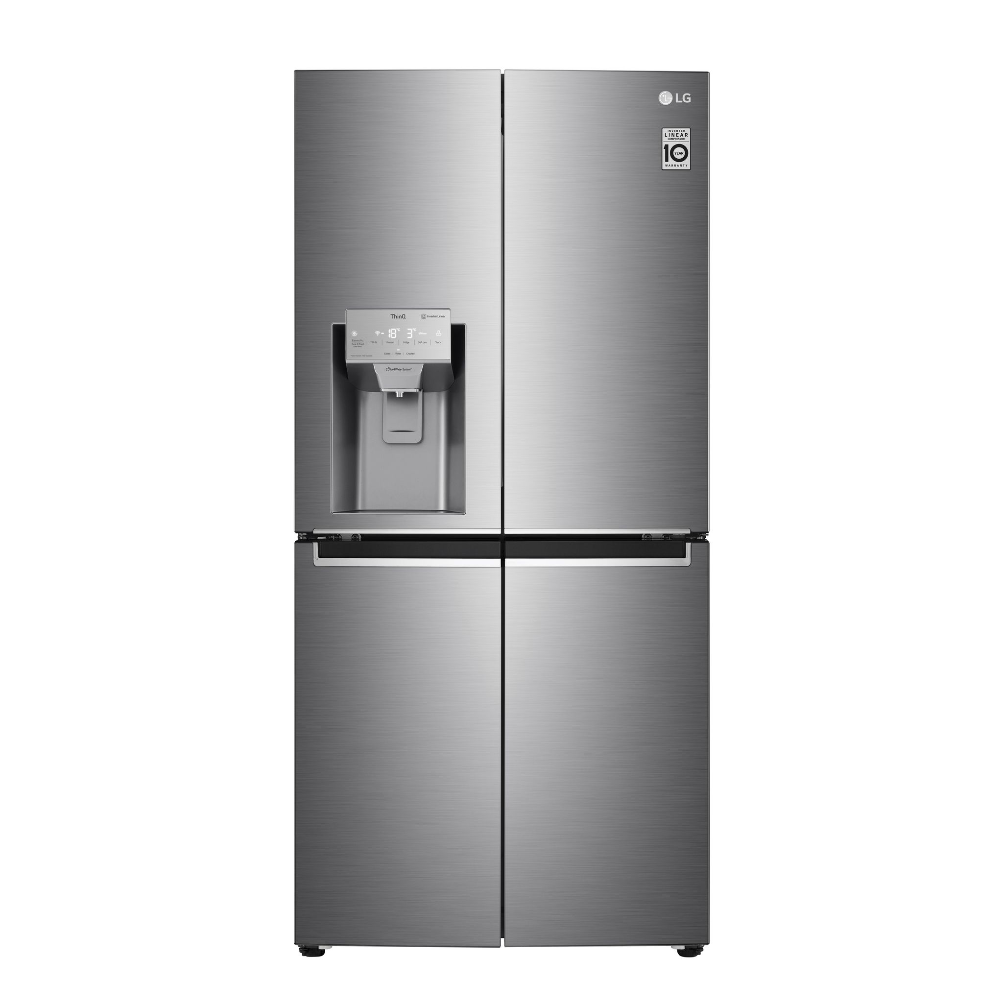 Voir la diapositive 1 : LG Réfrigérateur américain GML844PZ6F, 506 L, Froid ventilé No Frost, F