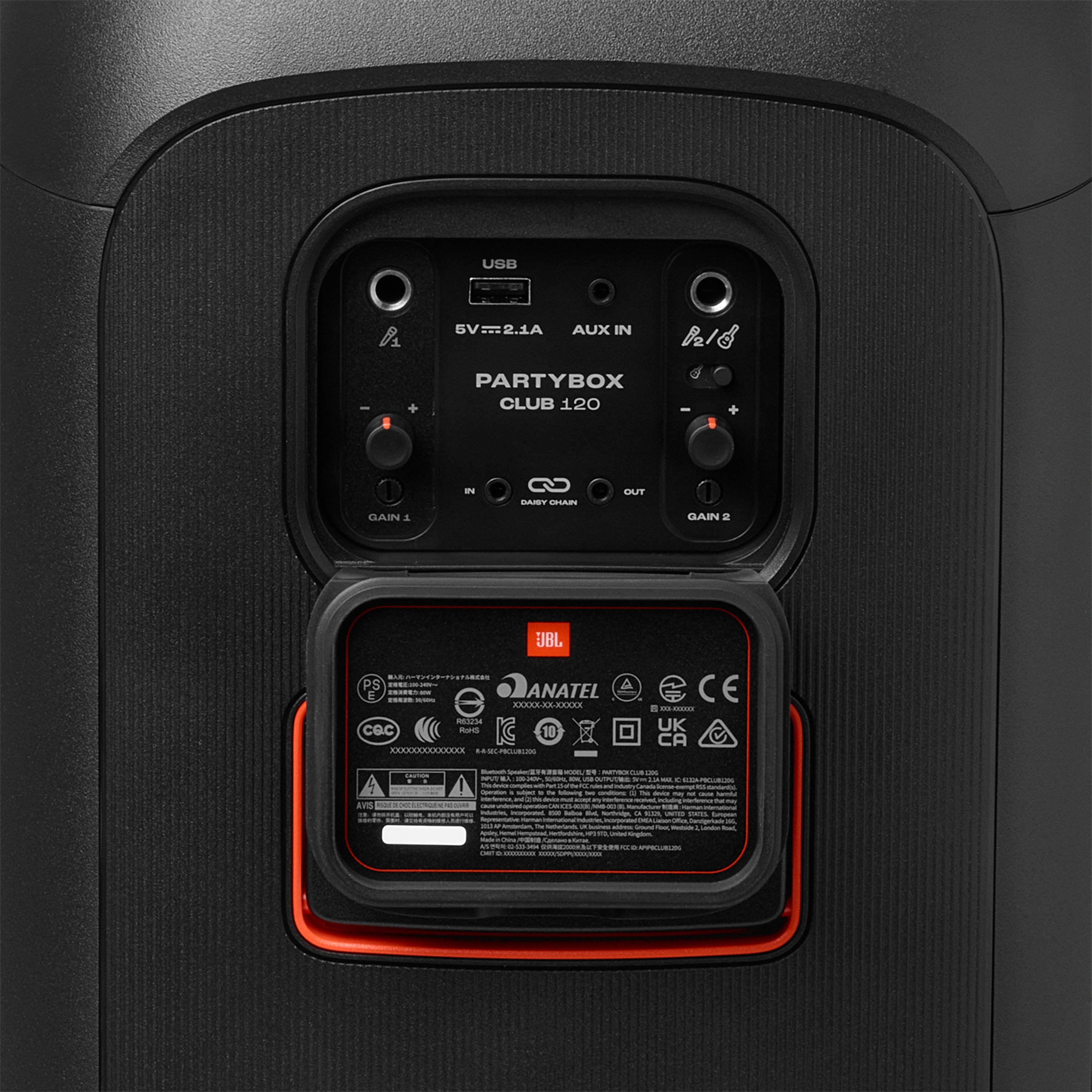 Voir la diapositive 8 : JBL Enceinte PartyBox Club 120