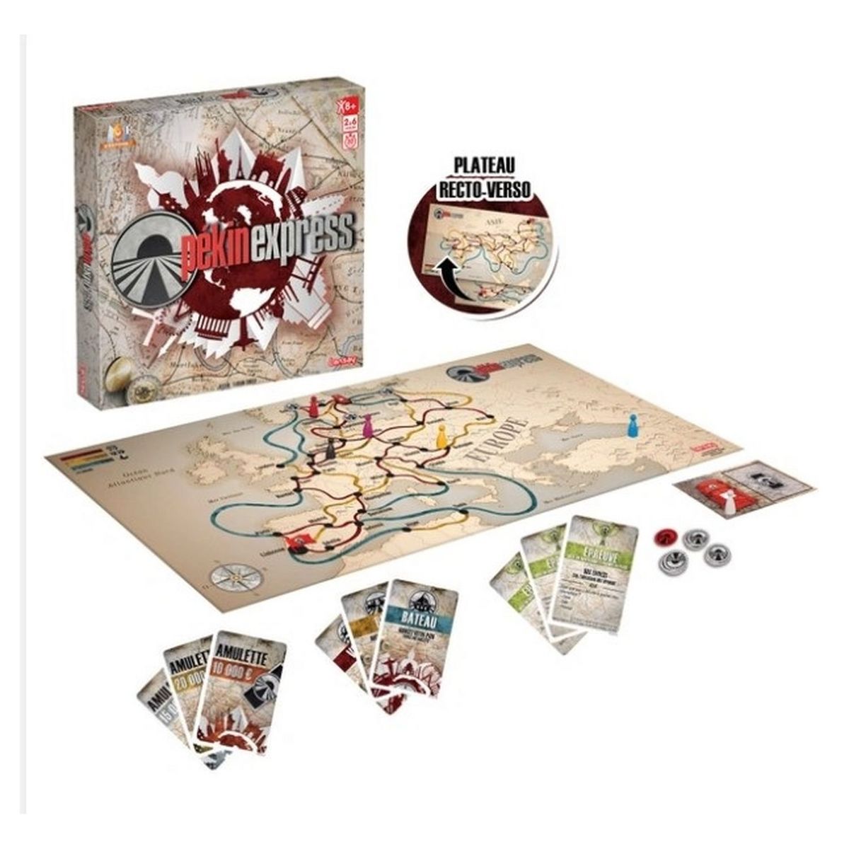 LANSAY Jeu Tripack Pekin Express + Richesse du Monde+Fort Boyard