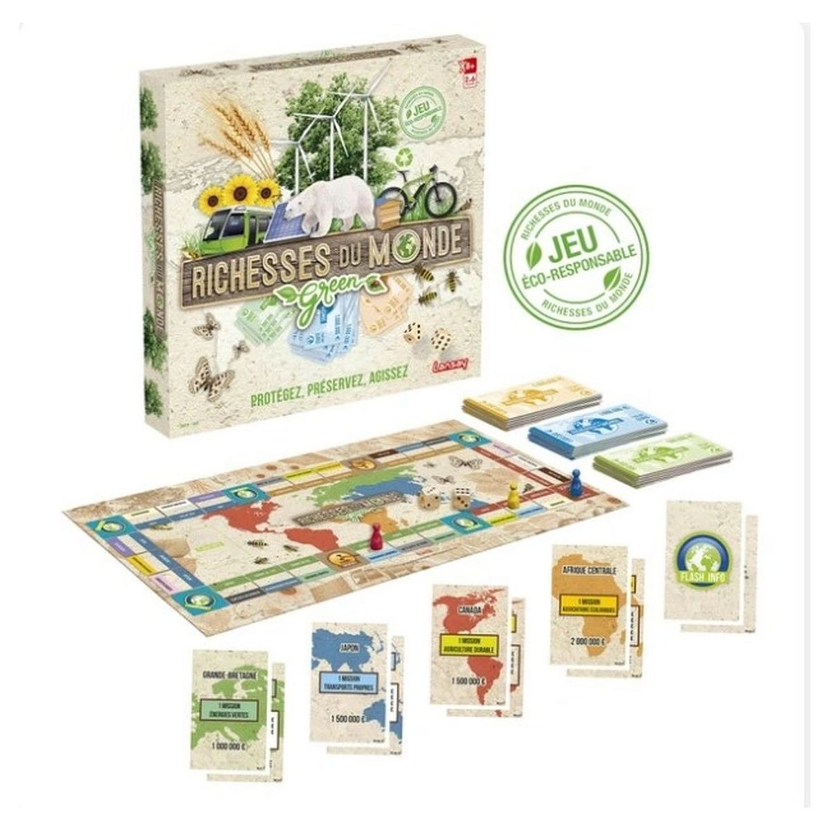 LANSAY Jeu Tripack Pekin Express + Richesse du Monde+Fort Boyard